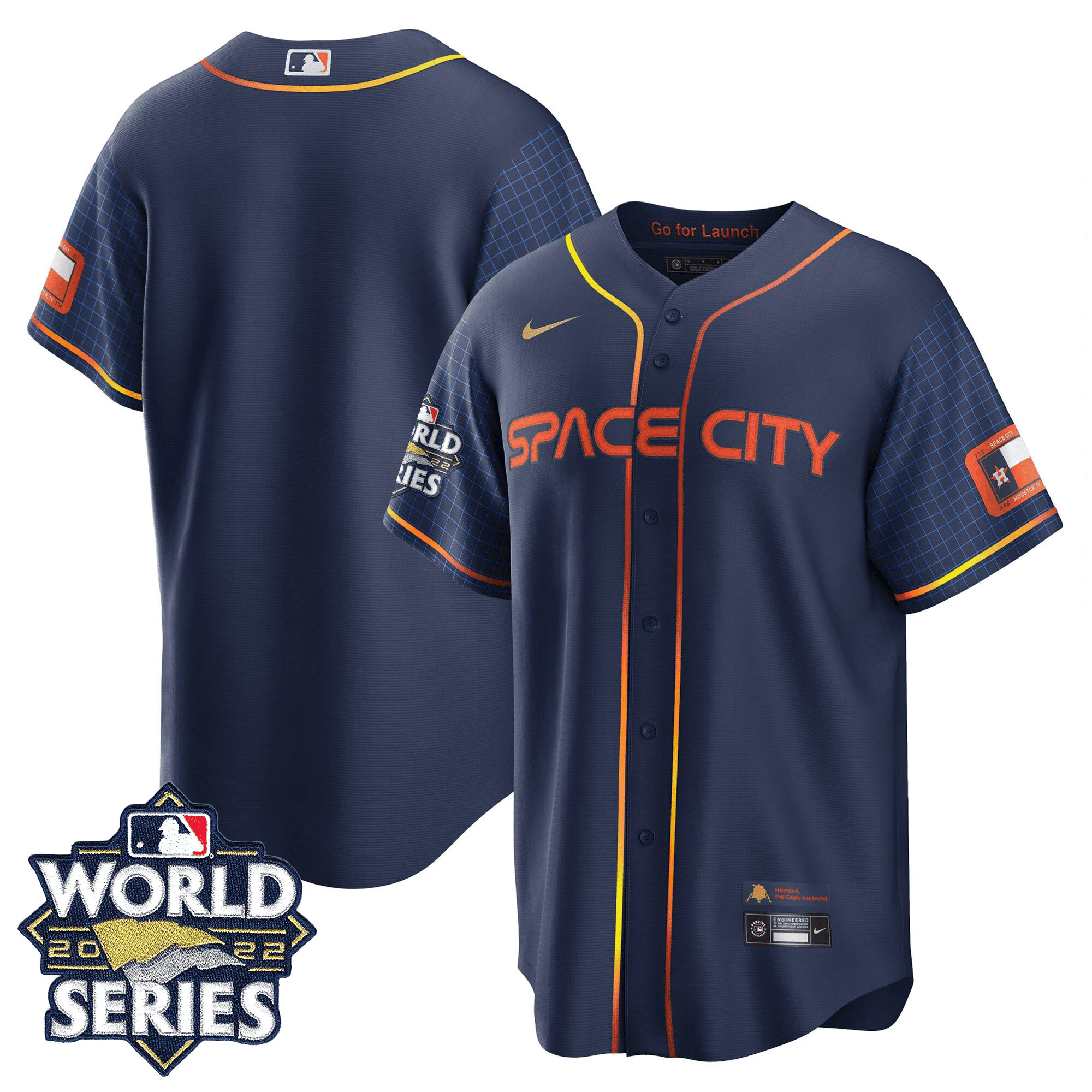 Men’s Houston 2022 World Series Space City Player Jersey