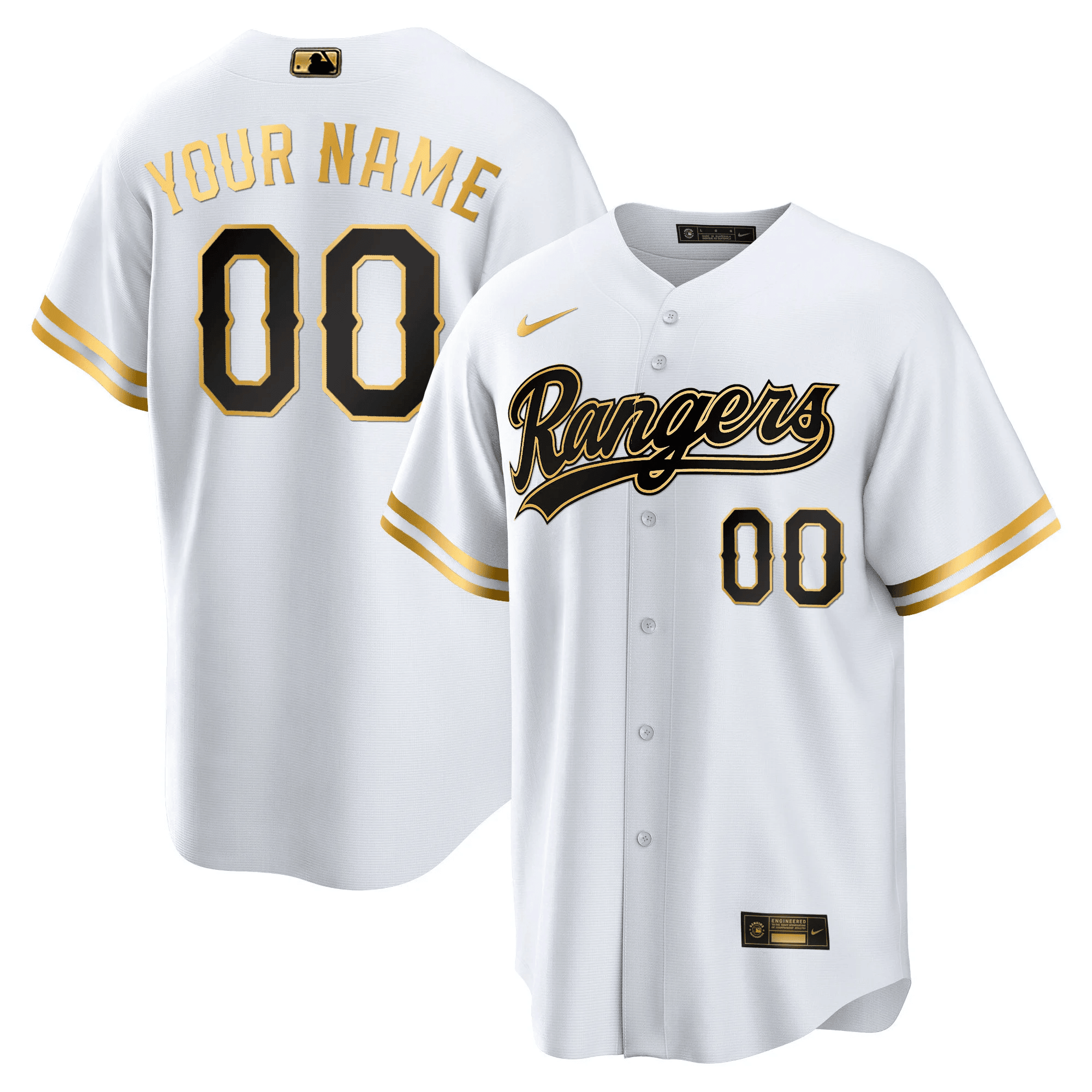 Texas 2023 Gold Custom Jersey