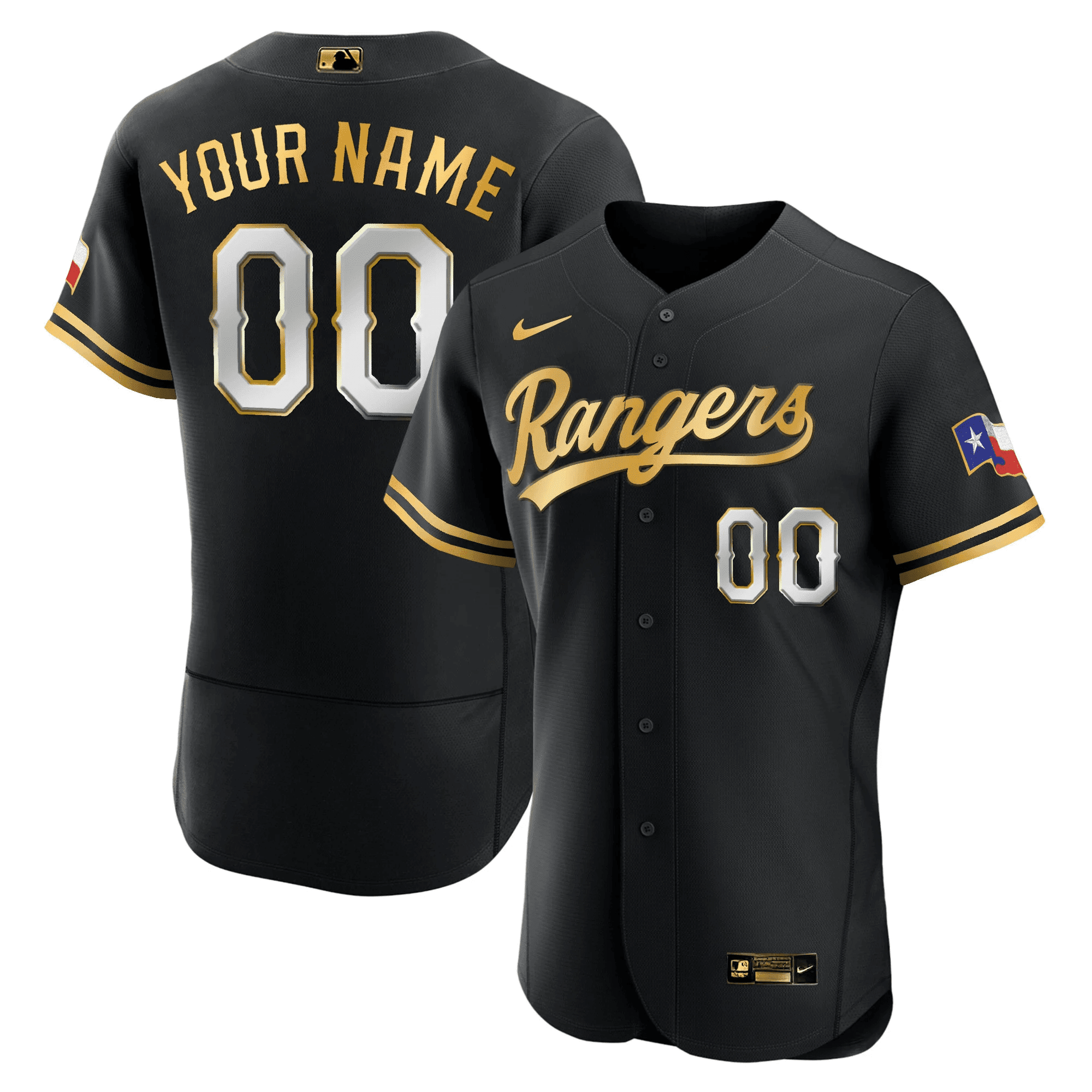 Texas 2023 Gold Custom Jersey