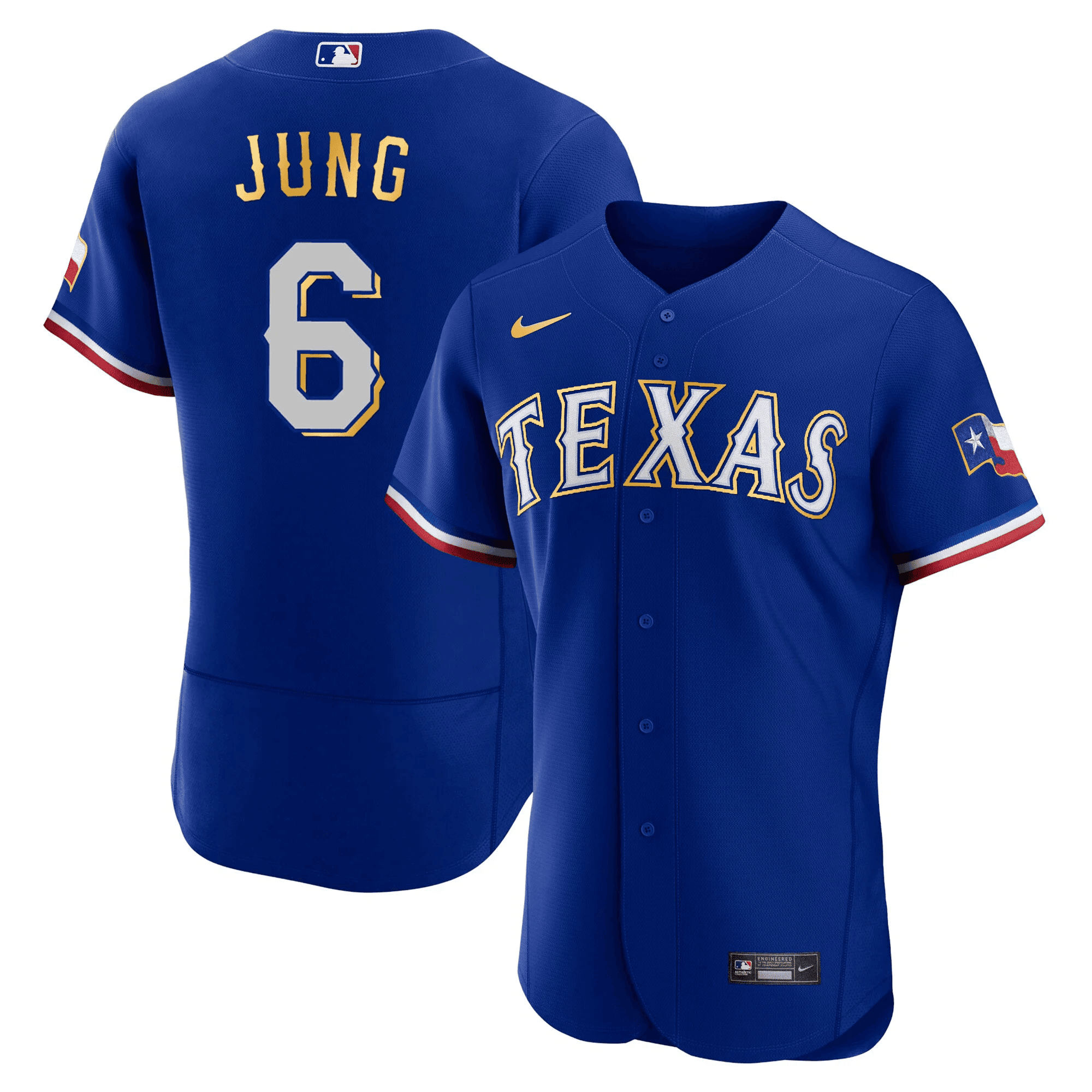 Men’s Texas 2023 Gold Trim Jersey