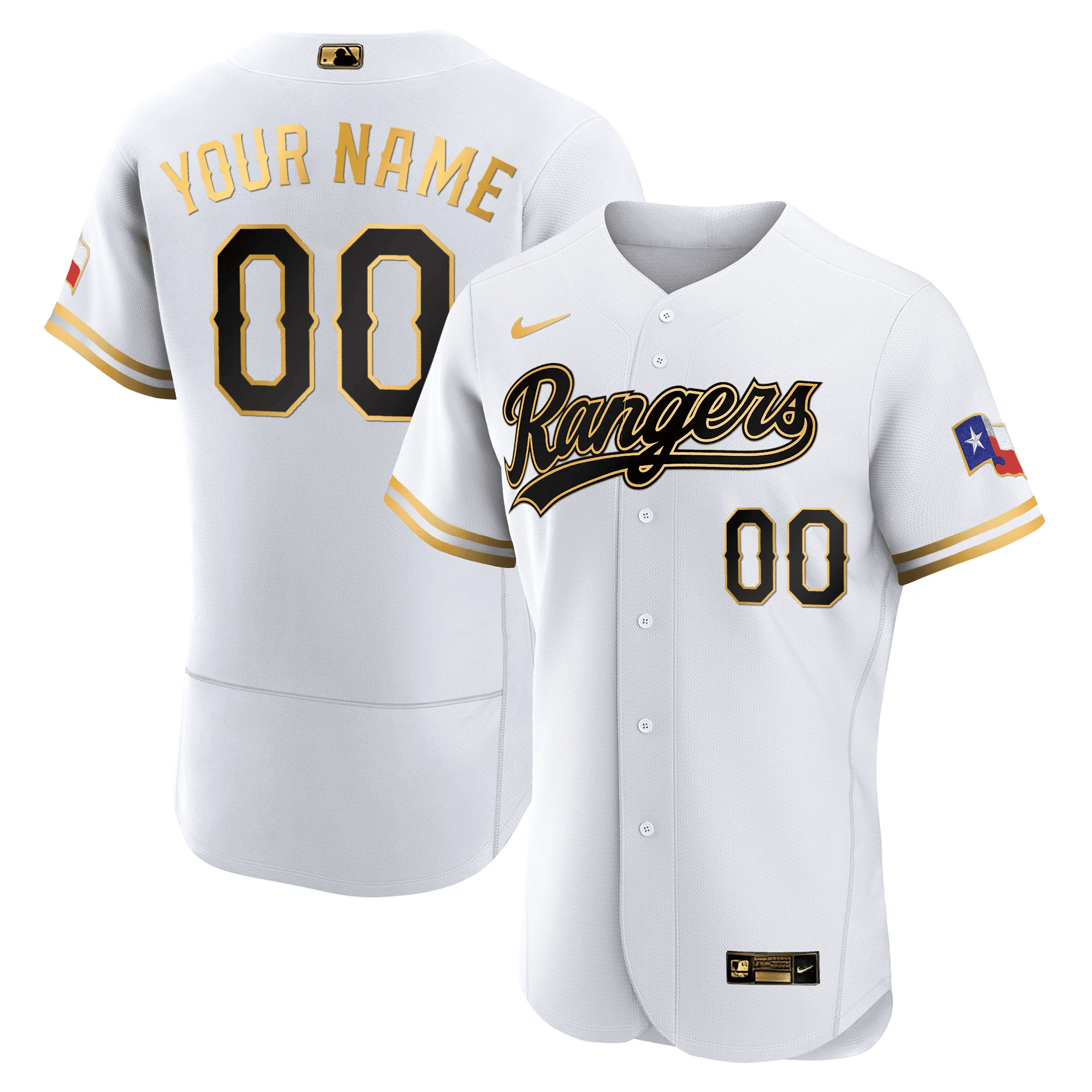 Texas 2023 Gold Custom Jersey