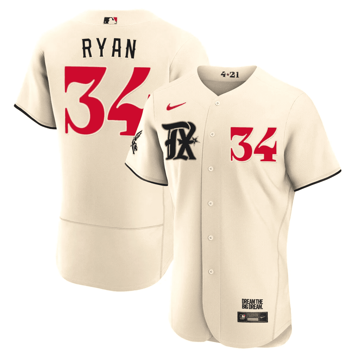 Men’s Texas Cream 2023 City Connect Limited Jersey