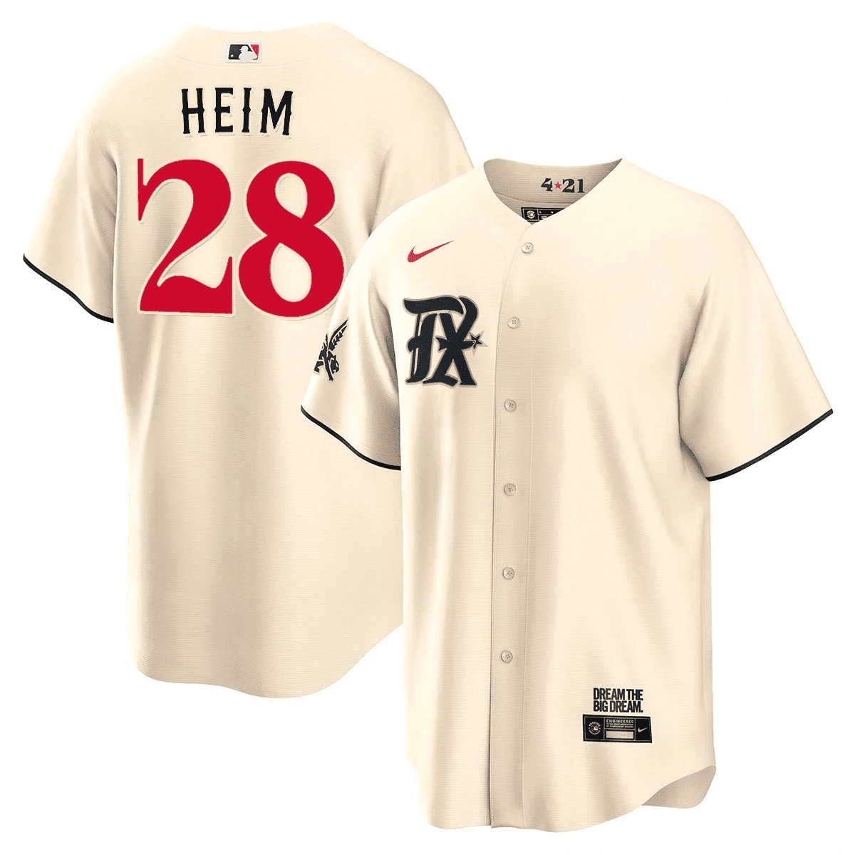 Men’s Texas Cream 2023 City Connect Limited Jersey
