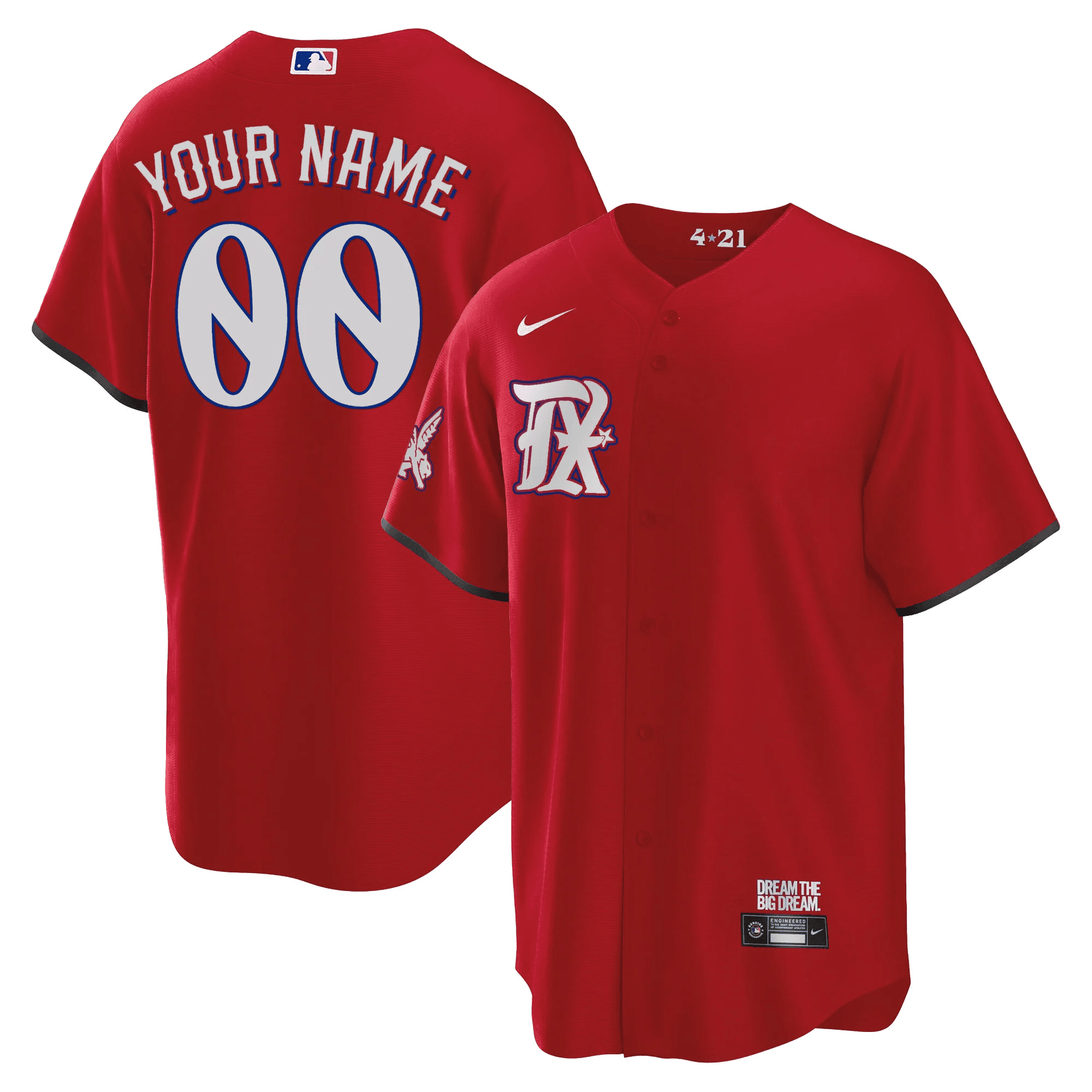 Texas 2023 City Connect Collection Custom Jersey