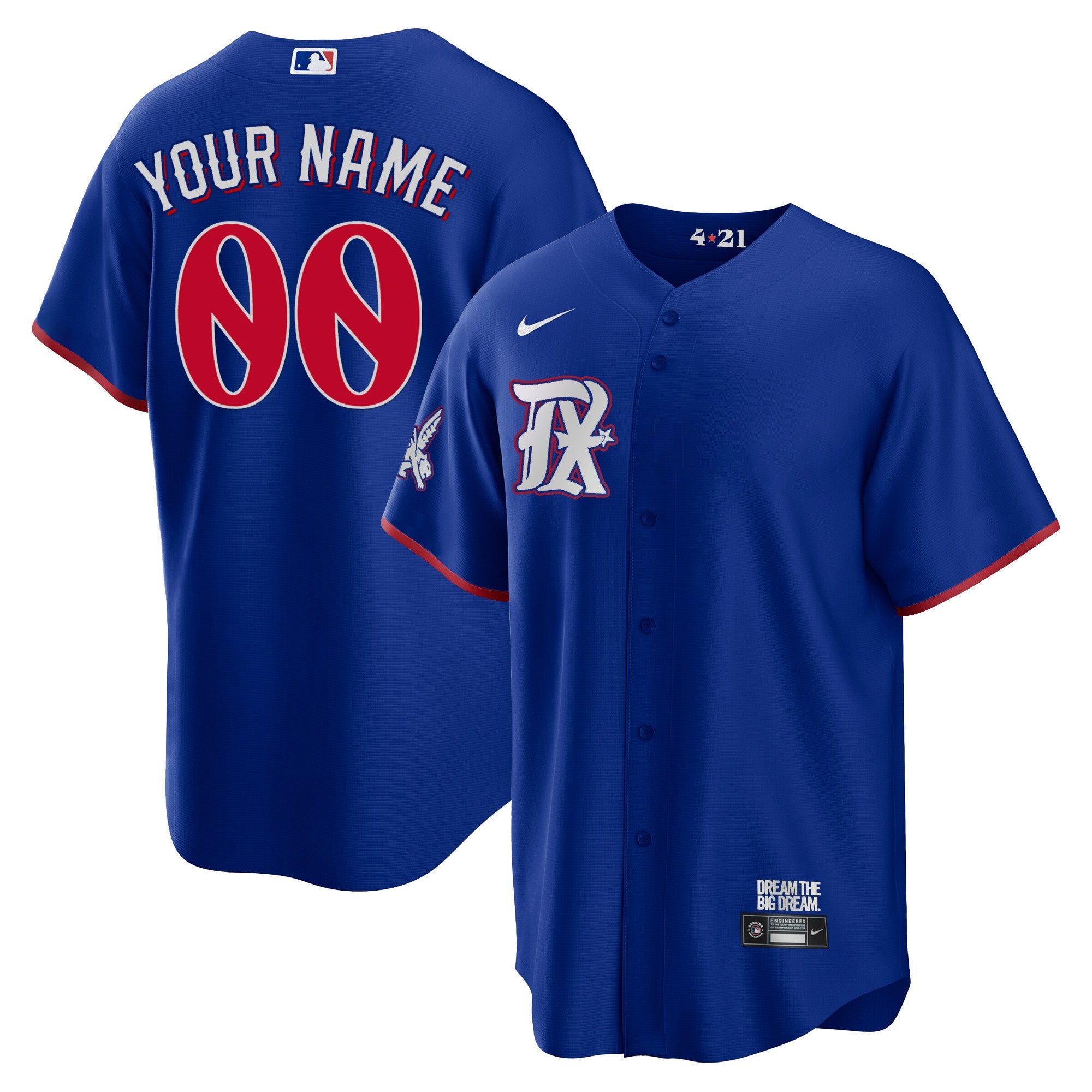 Texas 2023 City Connect Collection Custom Jersey
