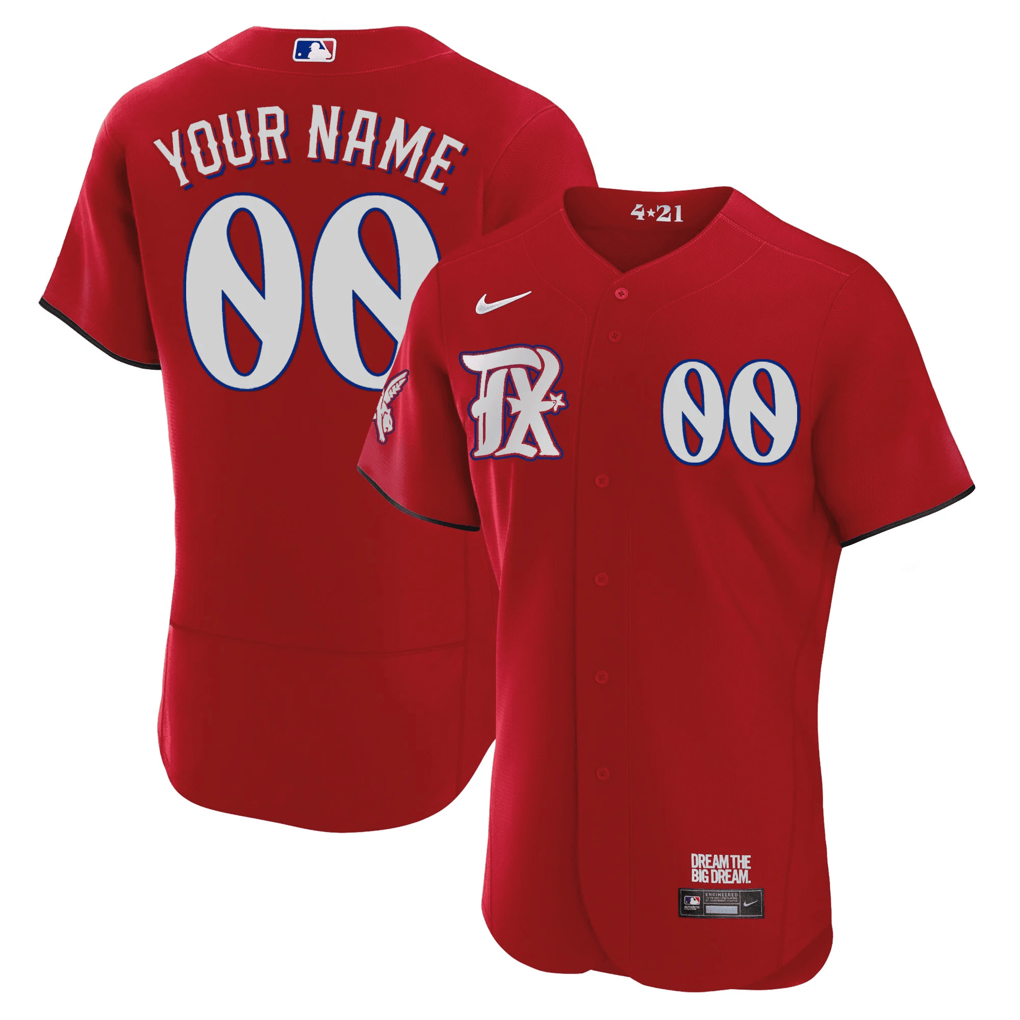 Texas 2023 City Connect Collection Custom Jersey