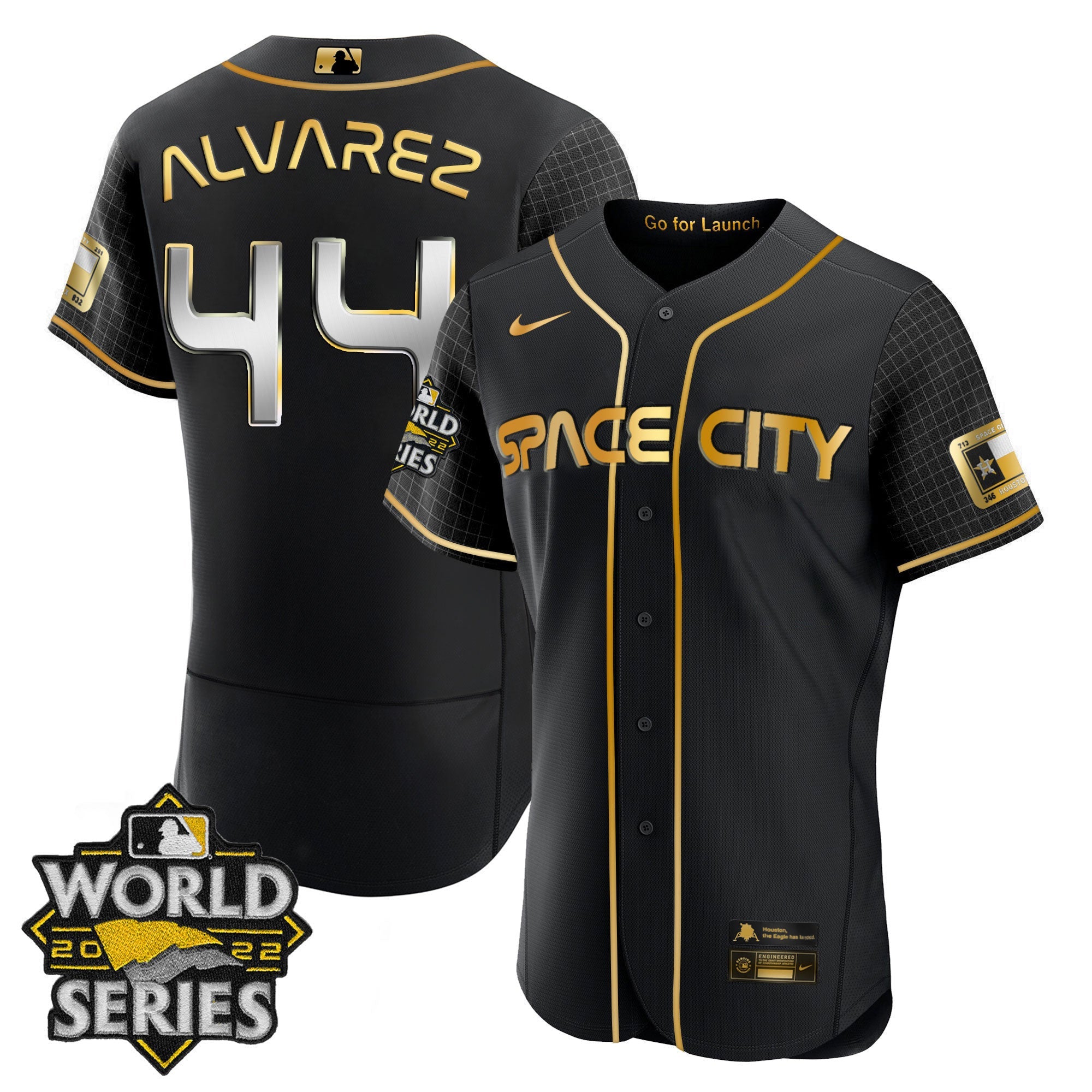 Youth’s Houston Space City Gold 2022 World Series Jersey