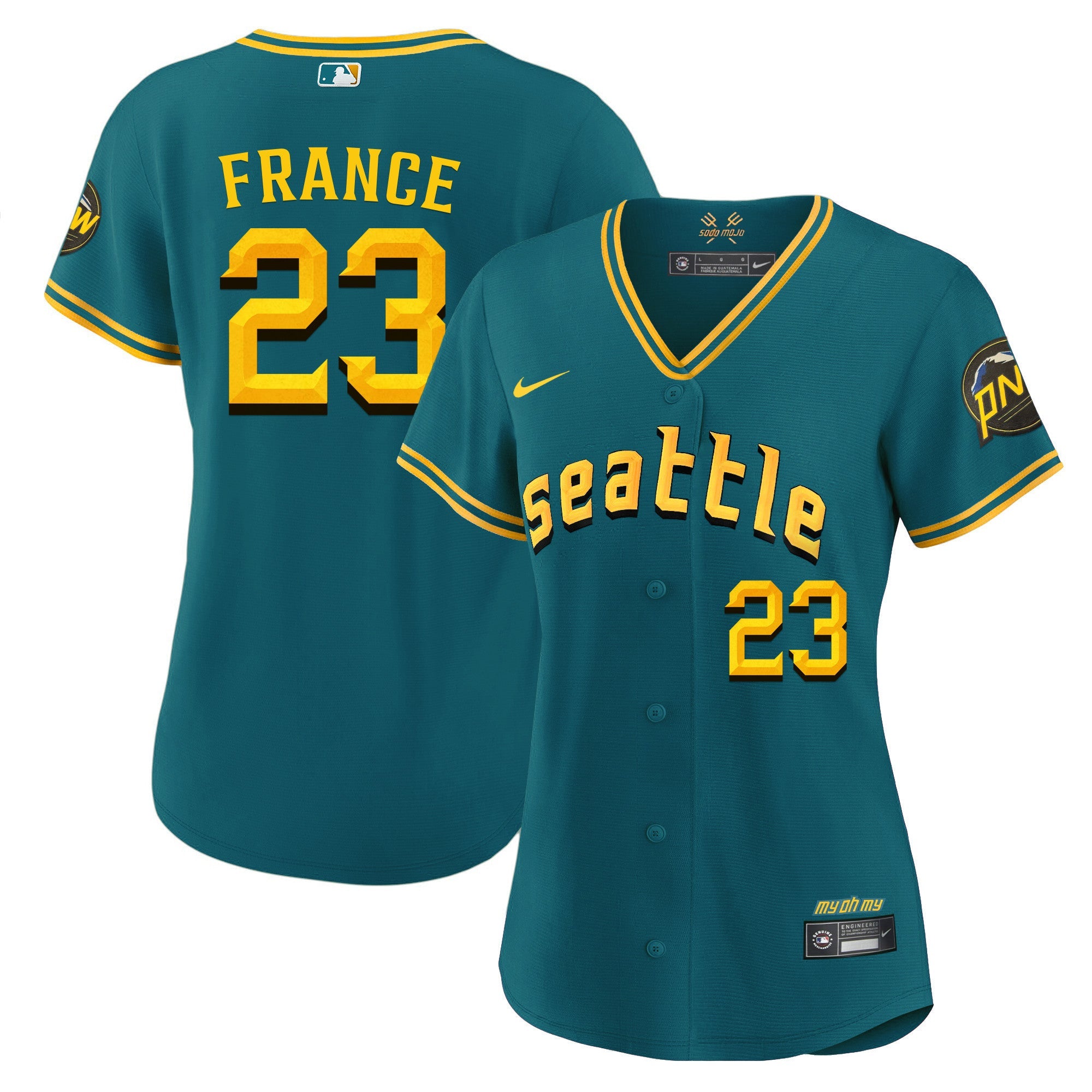 Women’s Seattle 2023 City Connect Fan Made Jersey