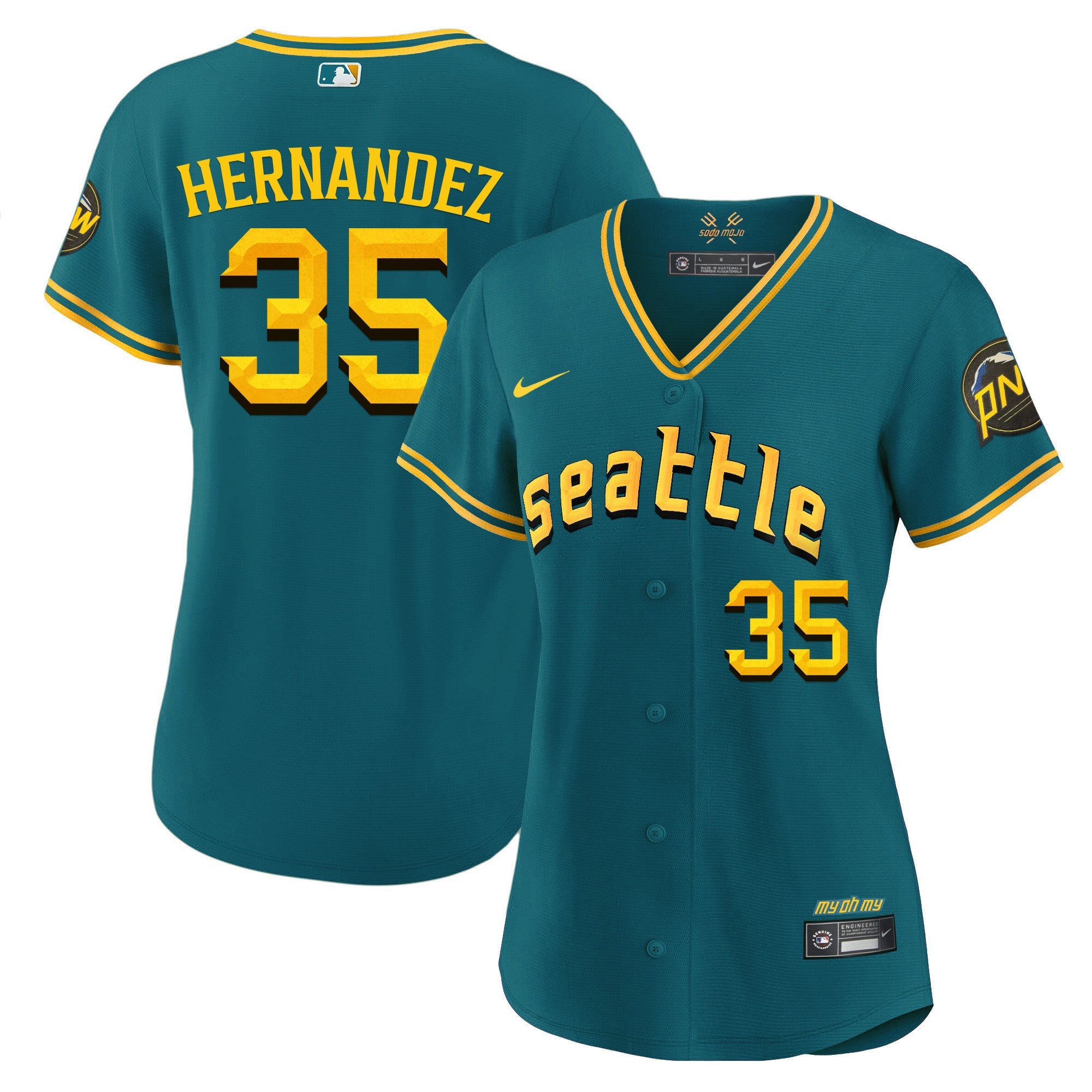 Women’s Seattle 2023 City Connect Fan Made Jersey