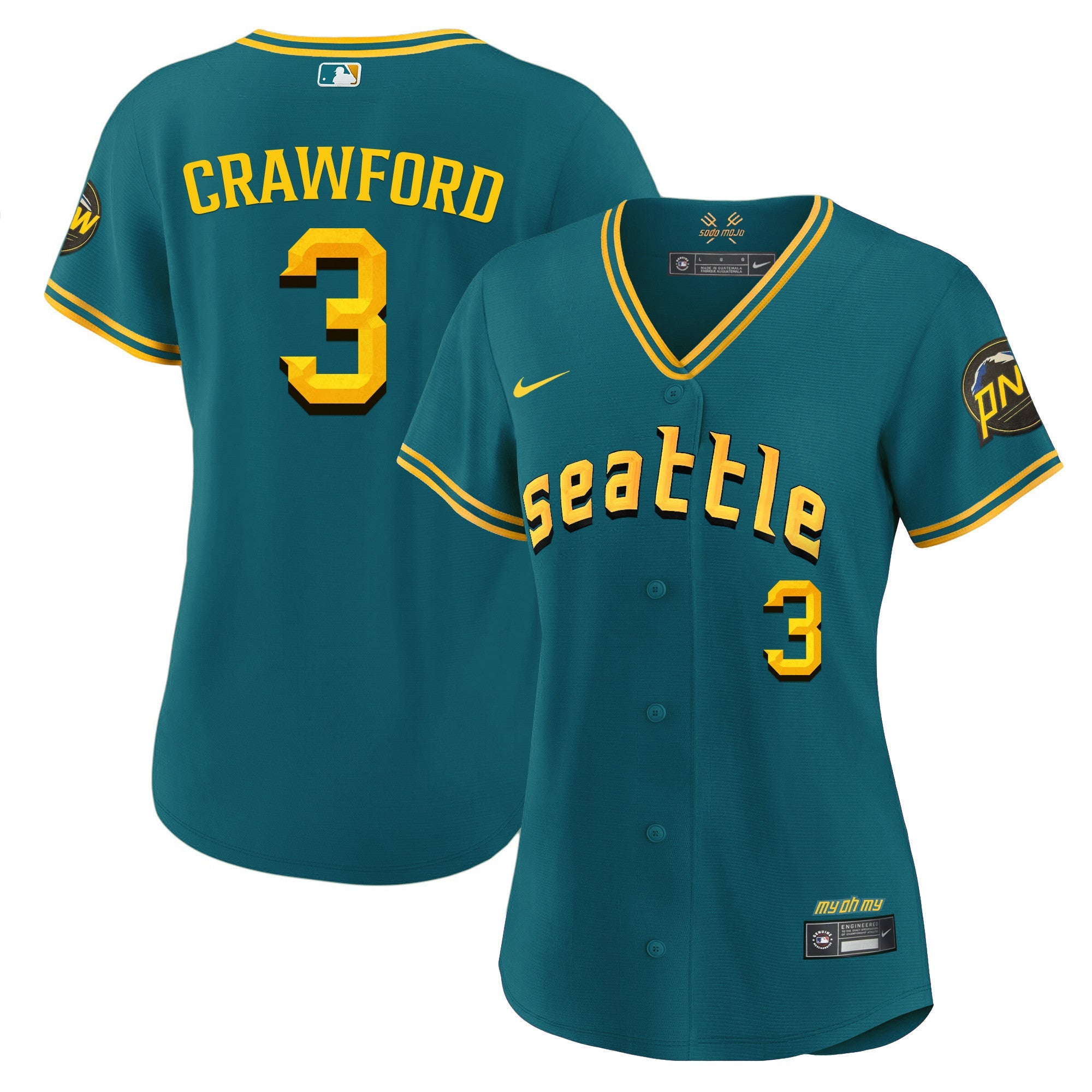 Women’s Seattle 2023 City Connect Fan Made Jersey