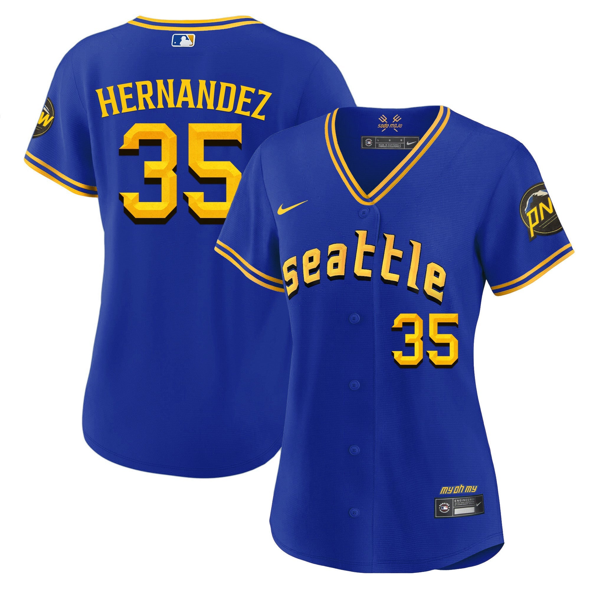 Women’s Seattle 2023 City Connect Fan Made Jersey