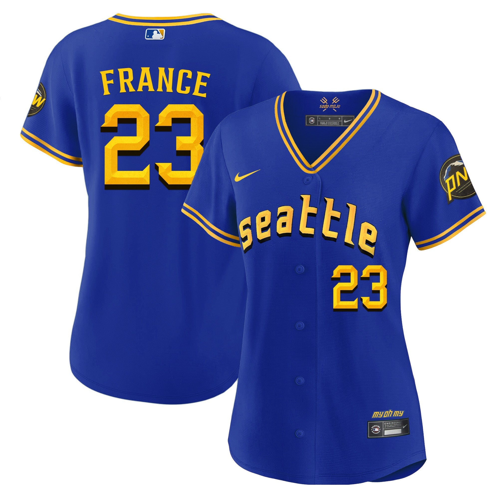 Women’s Seattle 2023 City Connect Fan Made Jersey
