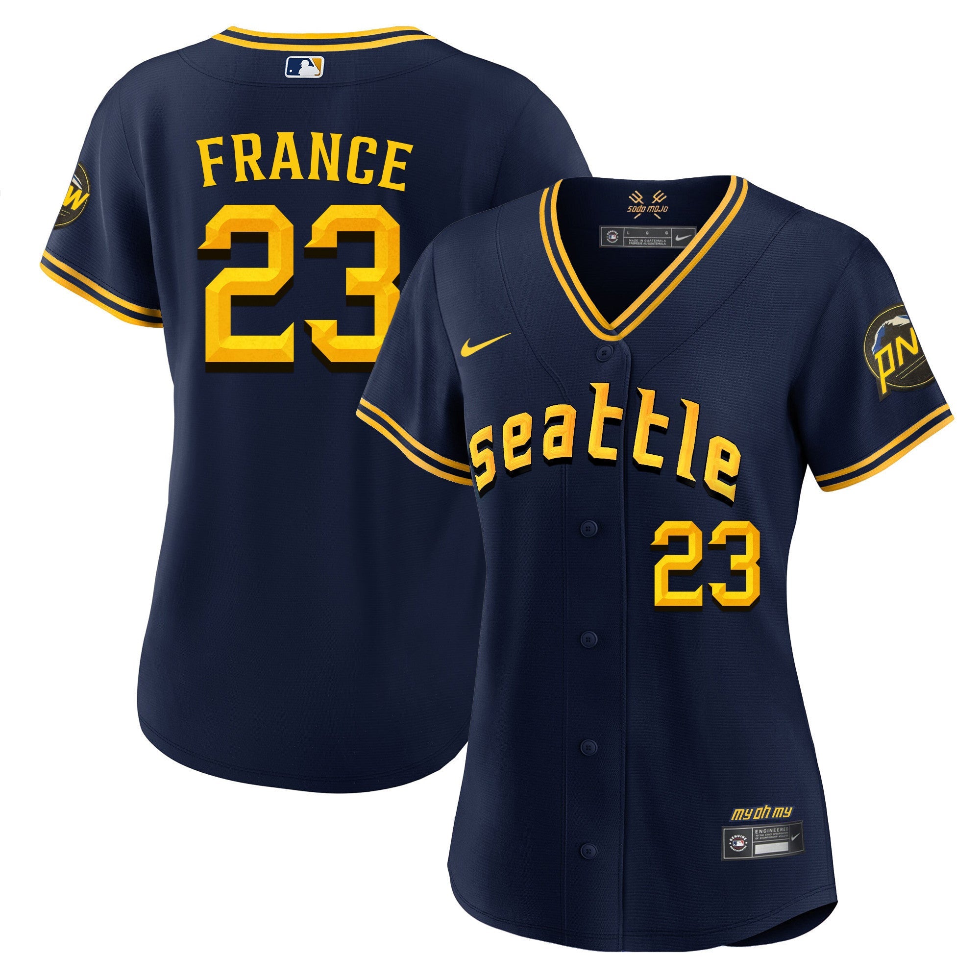 Women’s Seattle 2023 City Connect Fan Made Jersey
