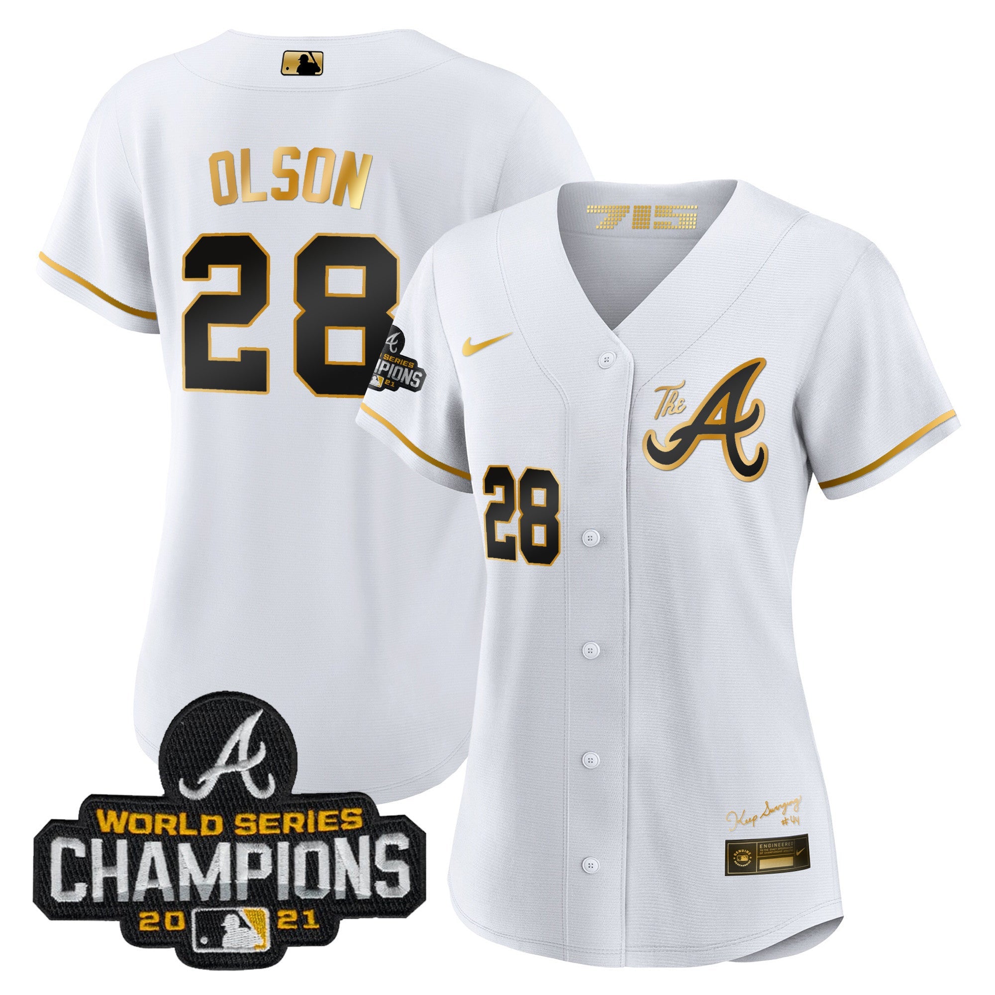 Women’s Atlanta Champions City Connect Gold Jersey