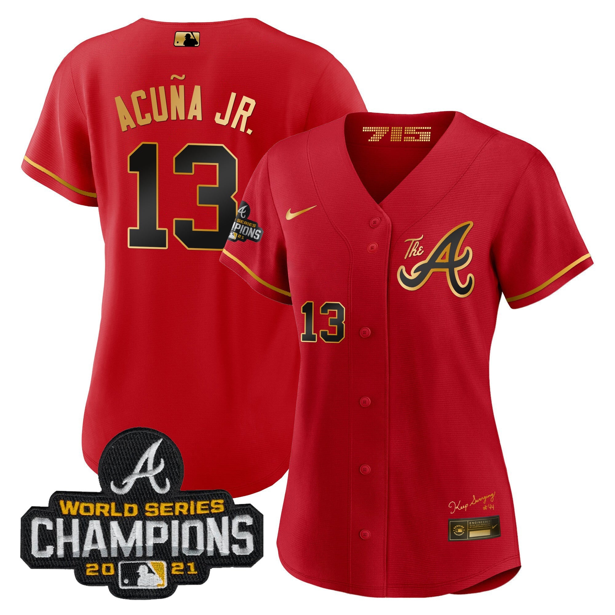 Women’s Atlanta Champions City Connect Gold Jersey