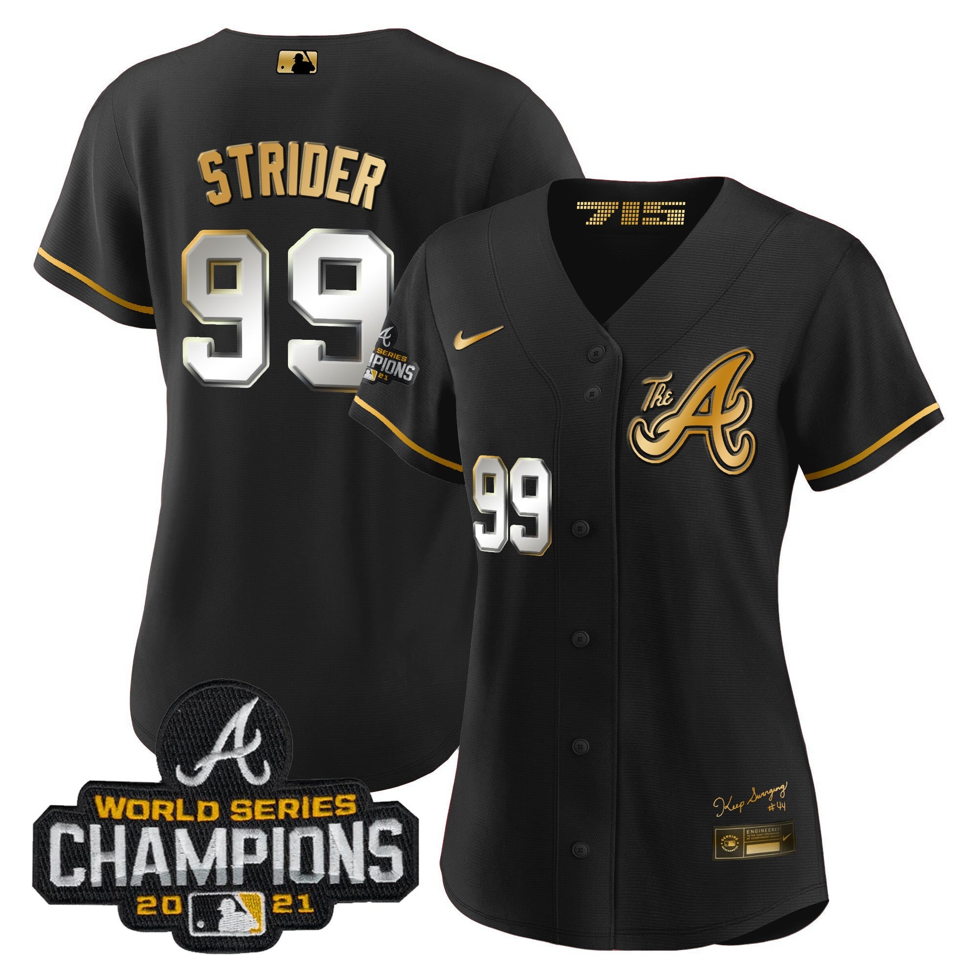 Women’s Atlanta Champions City Connect Gold Jersey