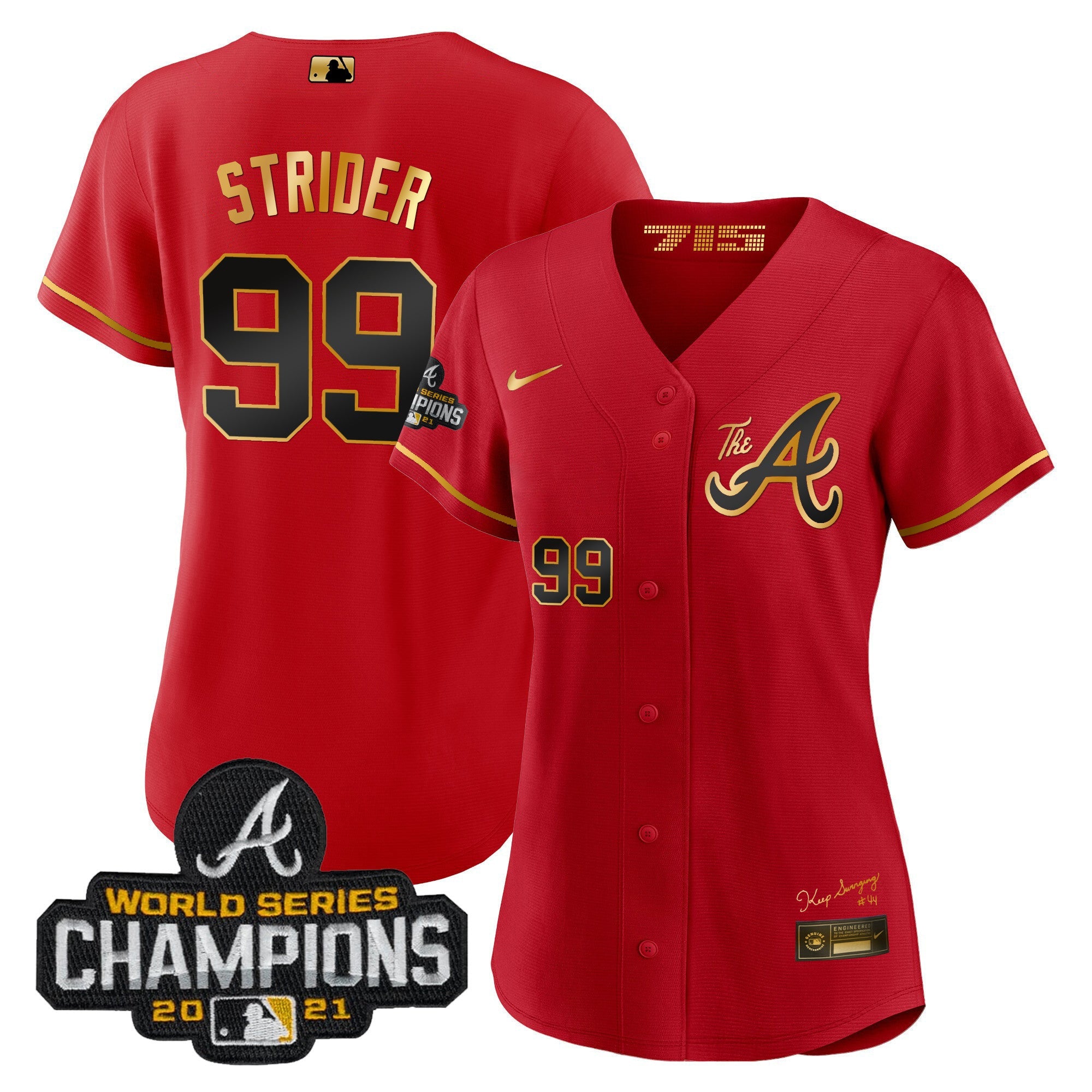 Women’s Atlanta Champions City Connect Gold Jersey