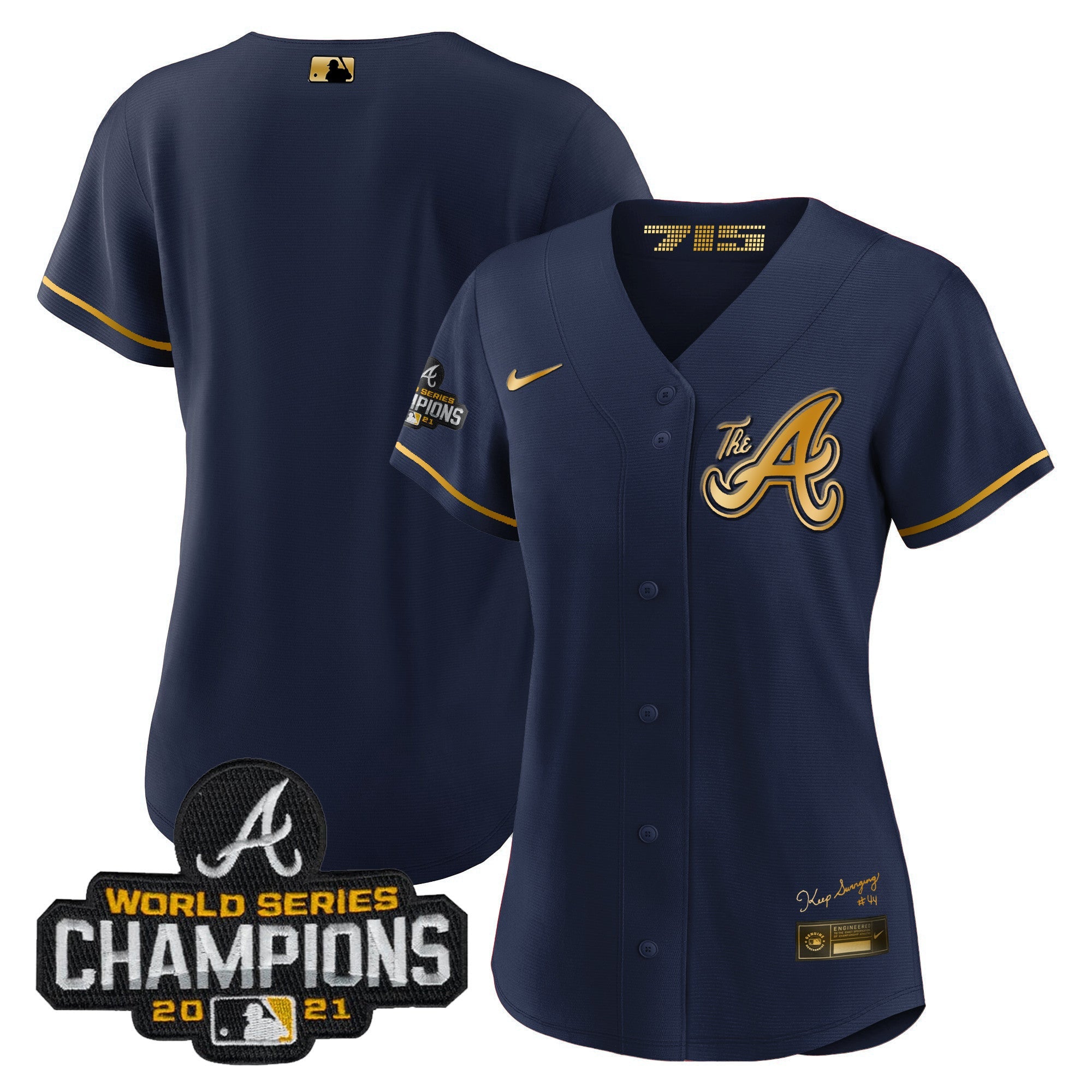 Women’s Atlanta Champions City Connect Gold Jersey