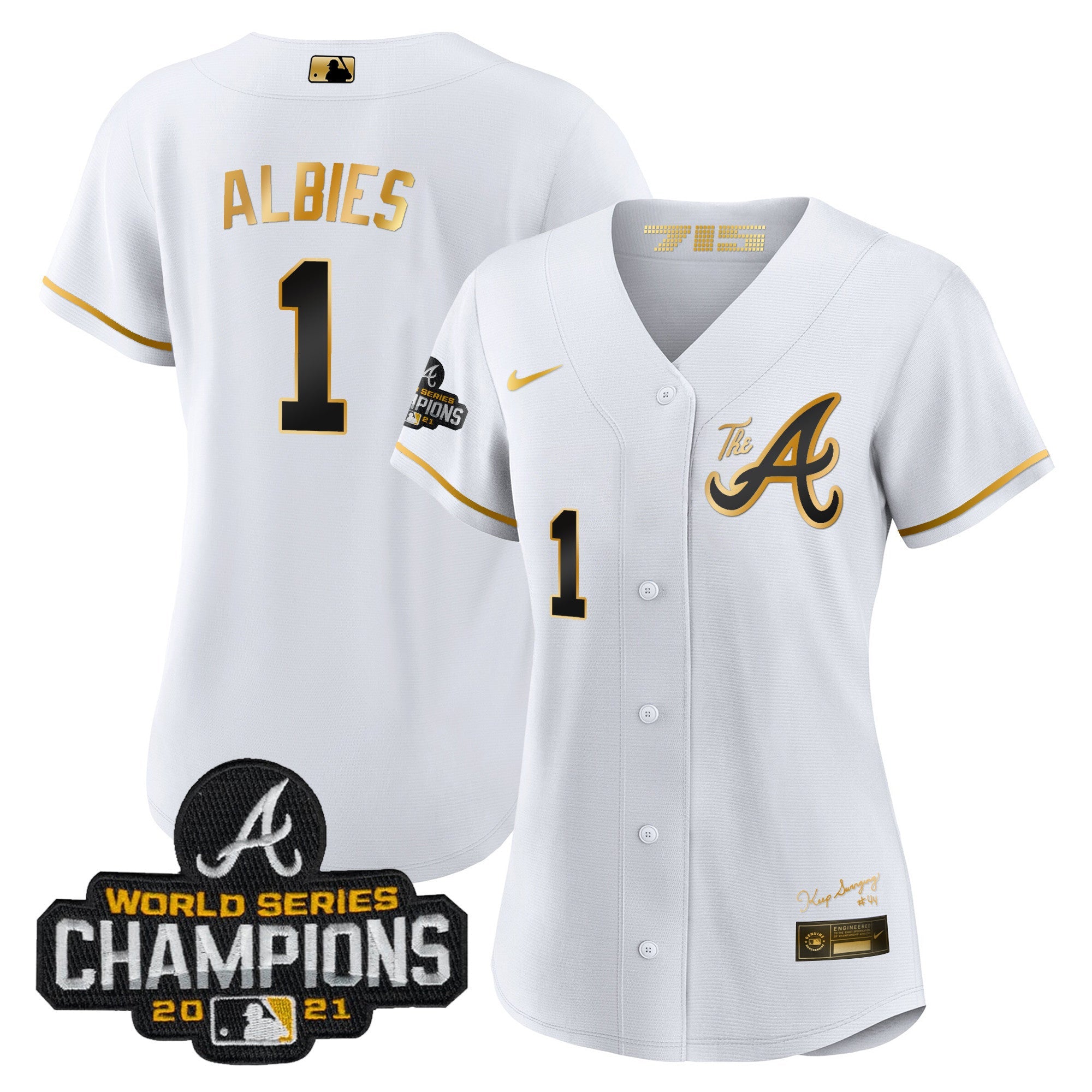 Women’s Atlanta Champions City Connect Gold Jersey