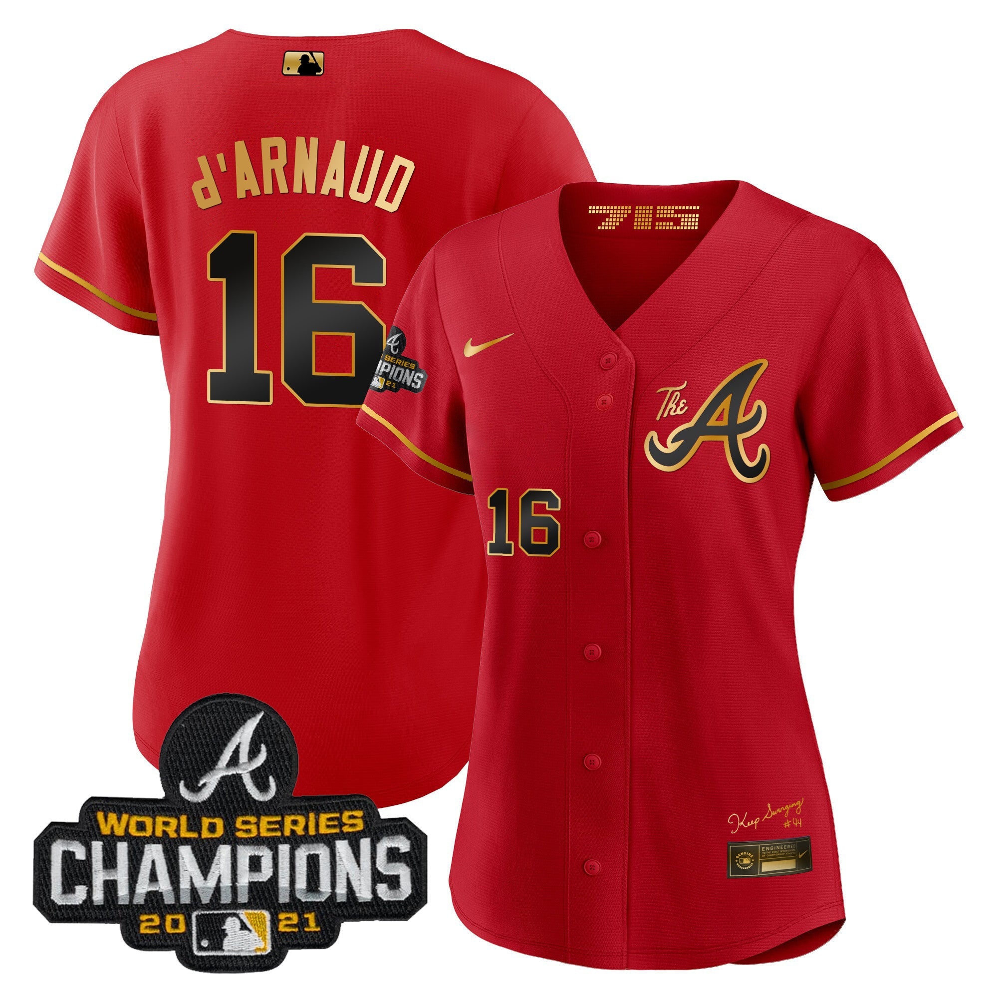 Women’s Atlanta Champions City Connect Gold Jersey