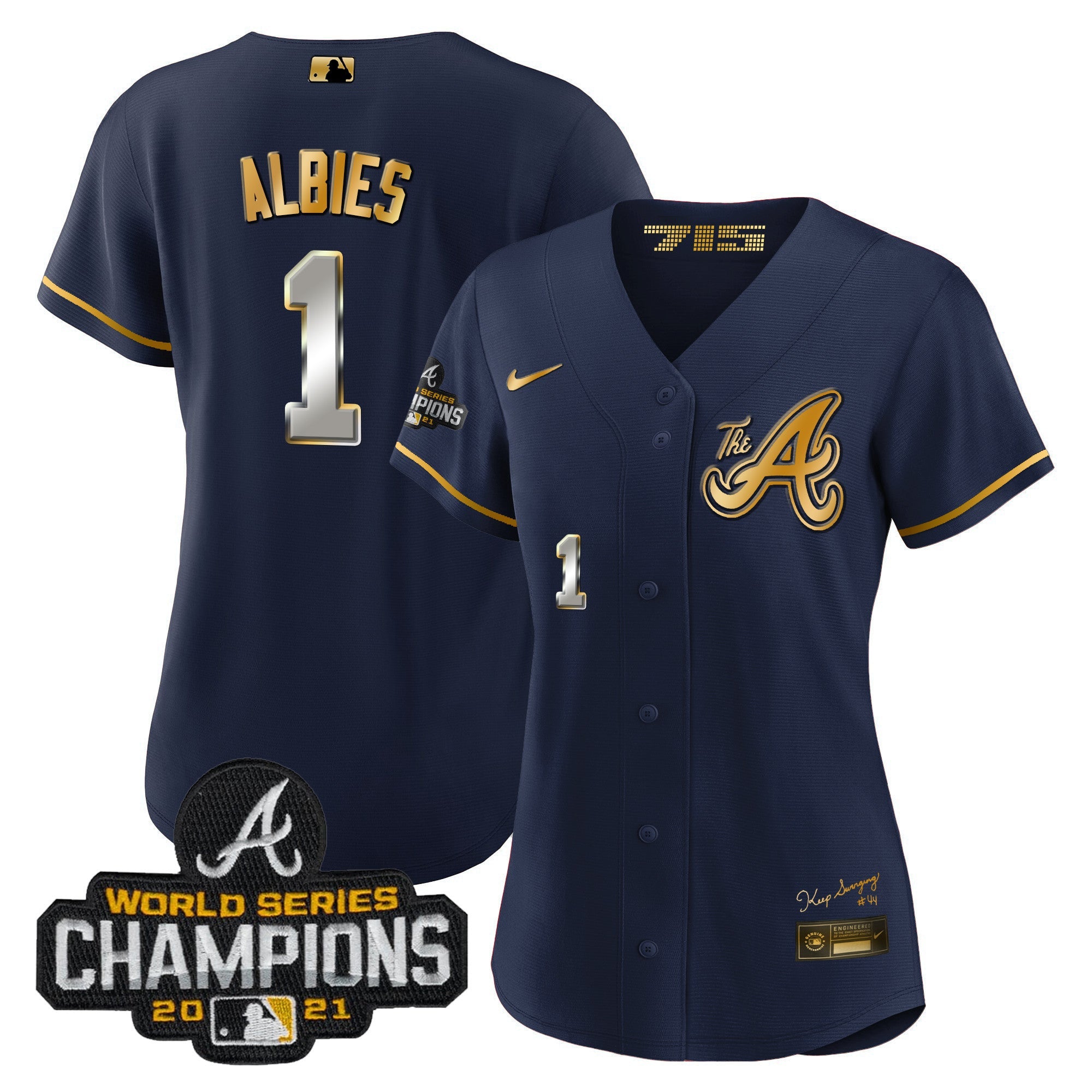 Women’s Atlanta Champions City Connect Gold Jersey