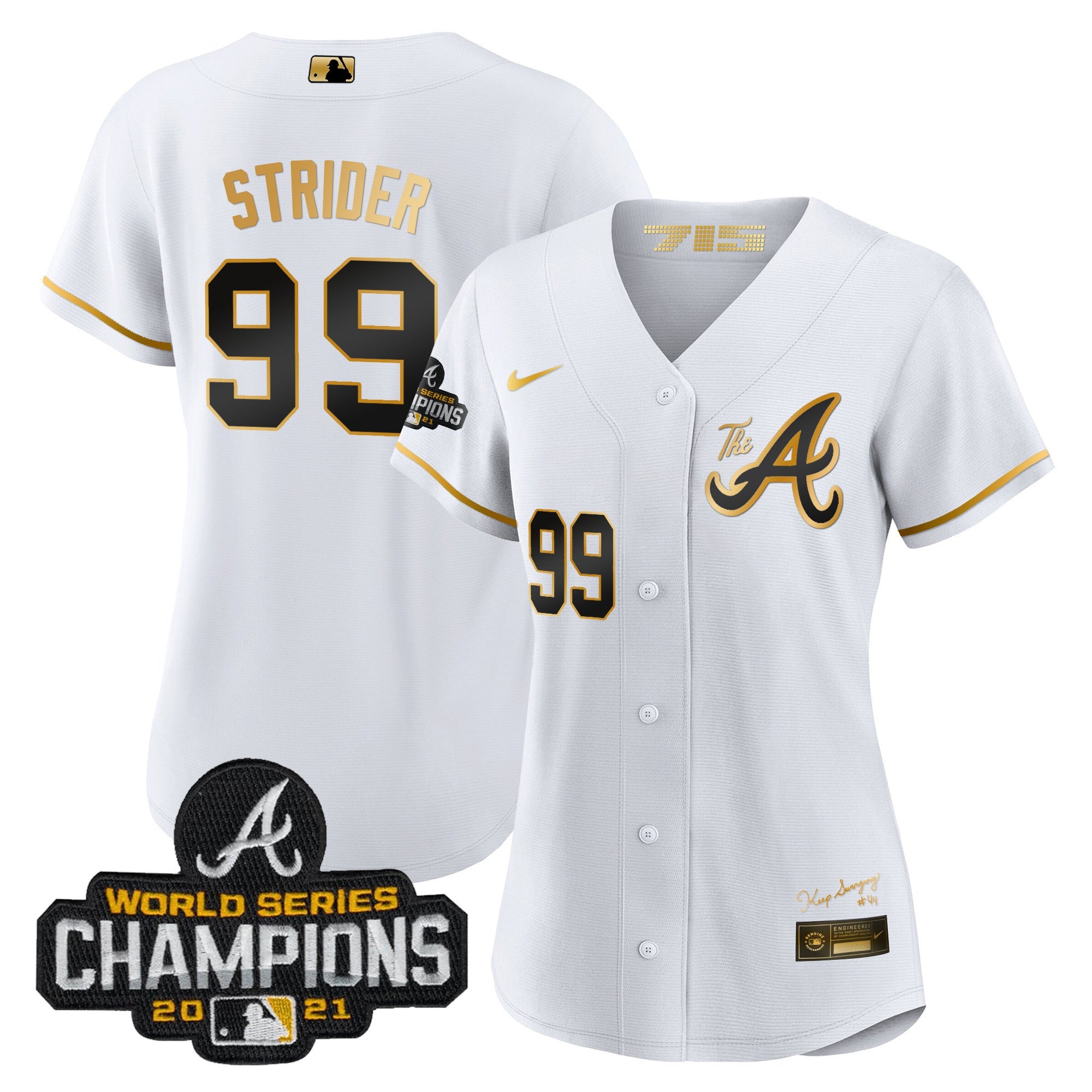 Women’s Atlanta Champions City Connect Gold Jersey
