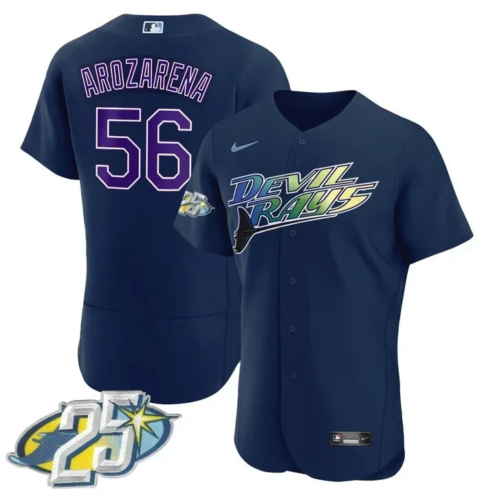 Randy Arozarena Tampa Bay Navy Jersey