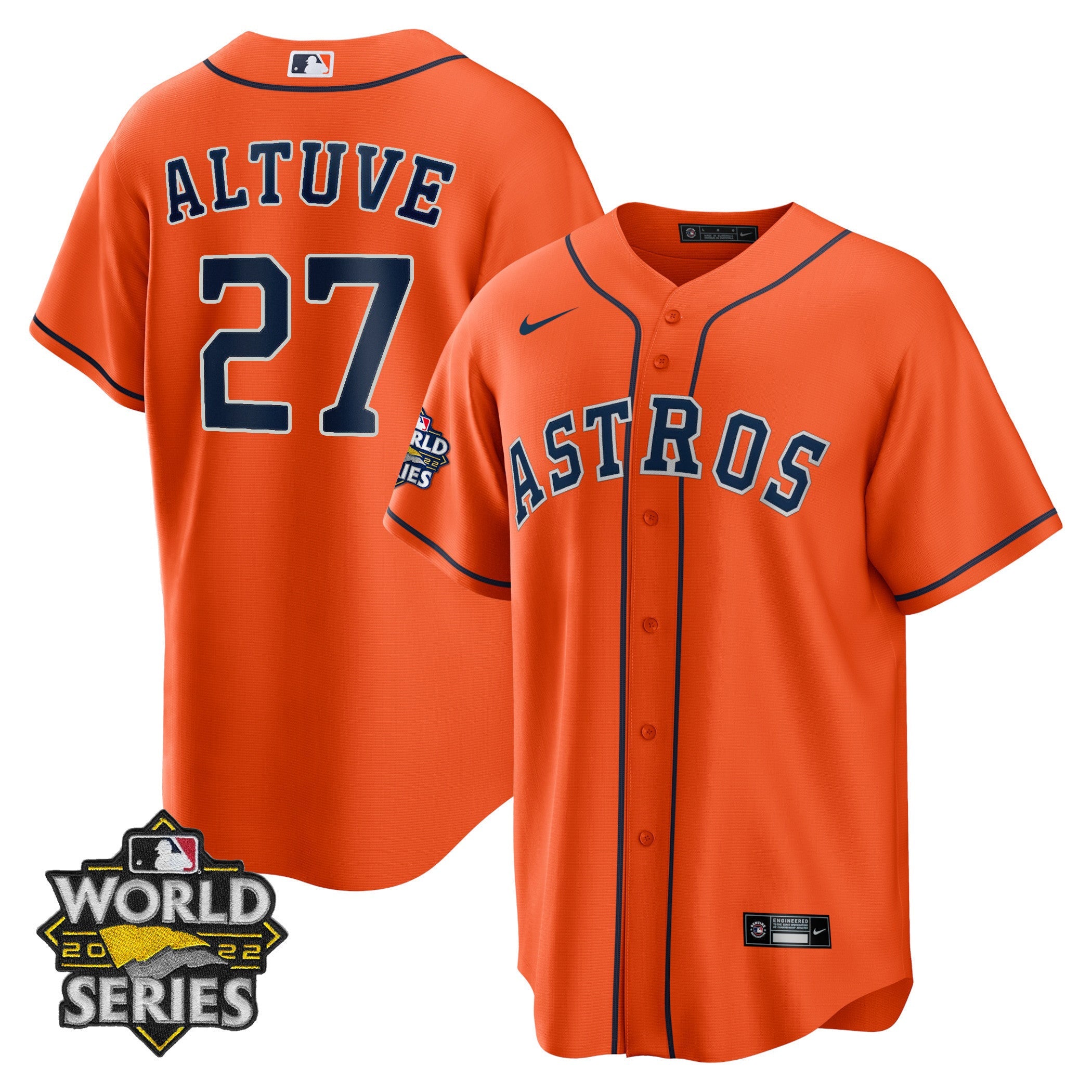Women’s Houston Alternate 2022 World Series Player Jersey