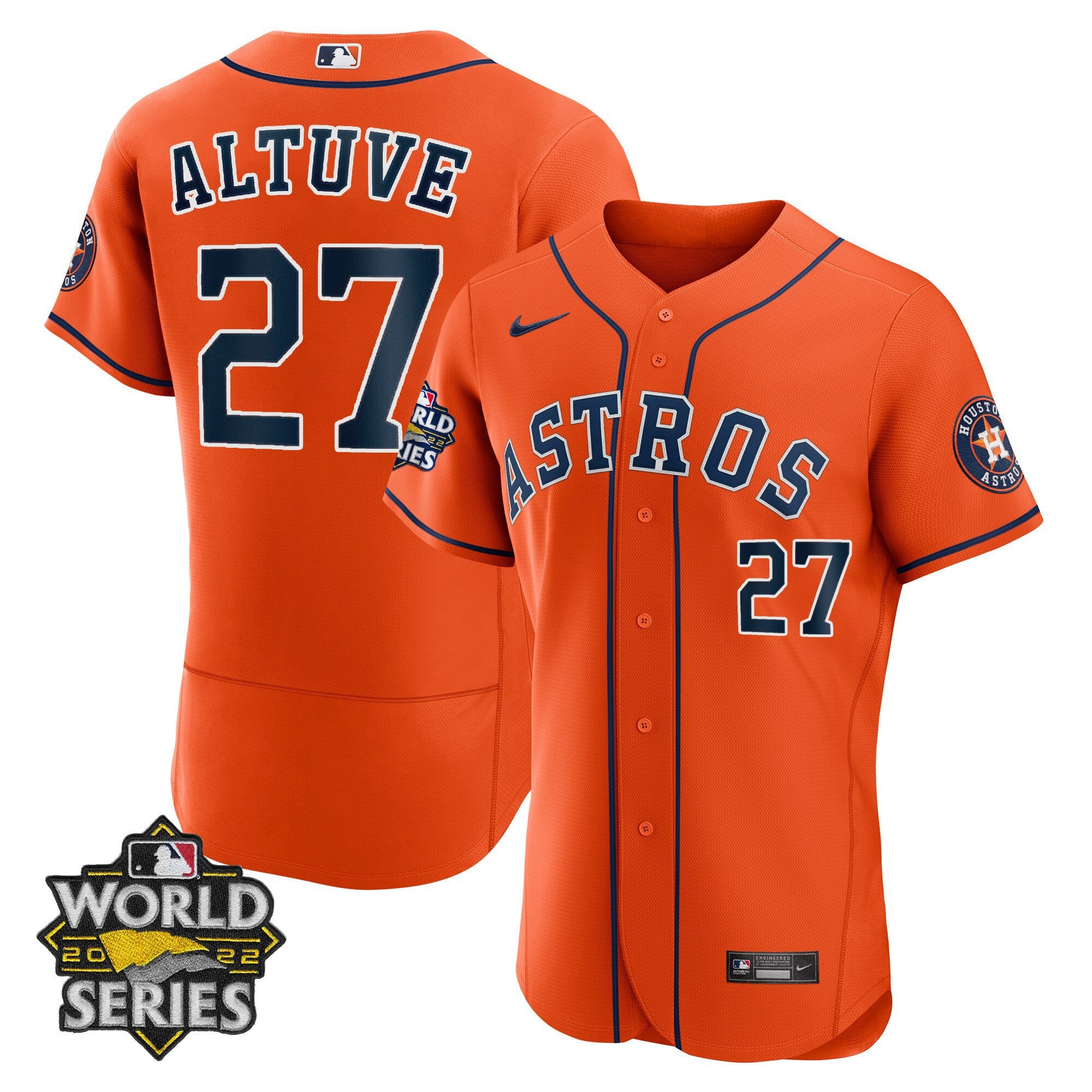 Women’s Houston Alternate 2022 World Series Player Jersey