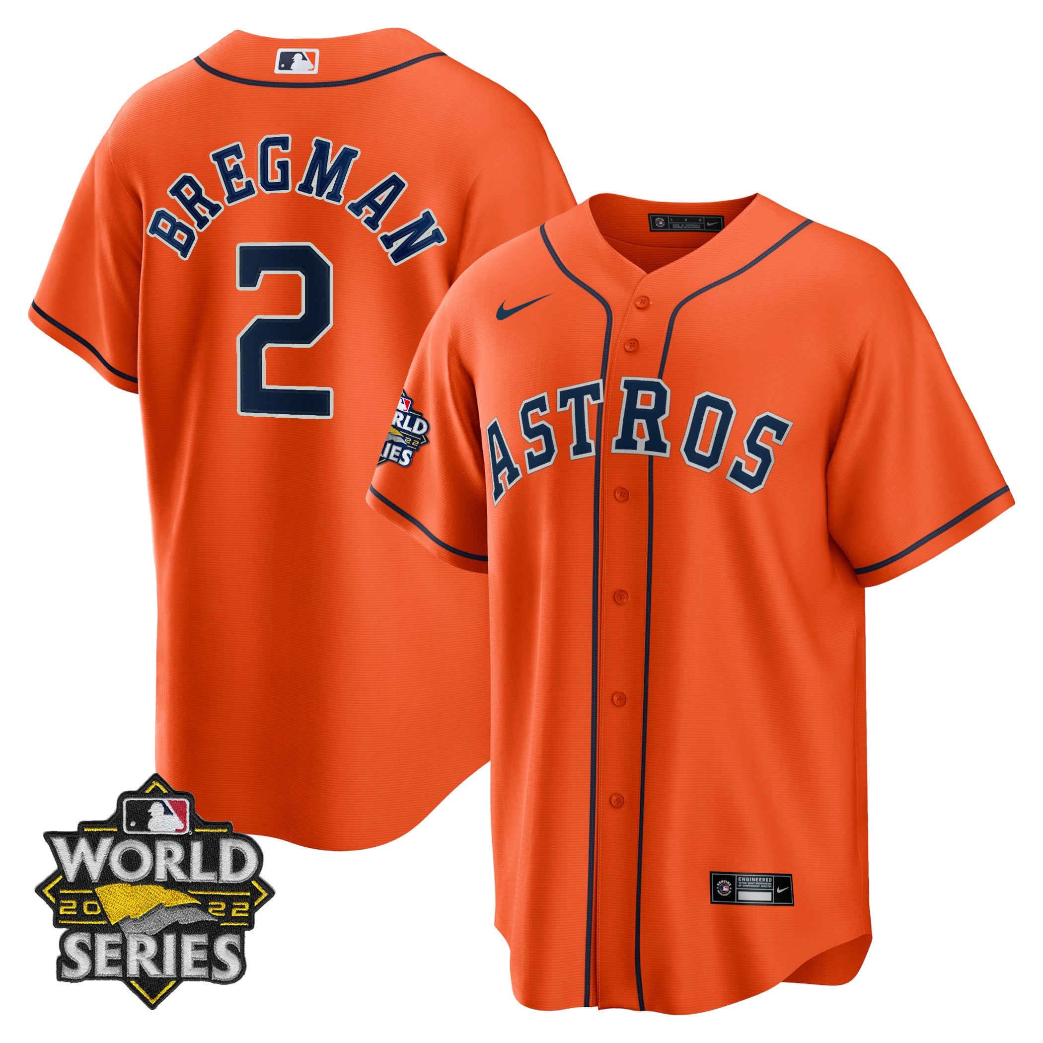 Women’s Houston Alternate 2022 World Series Player Jersey