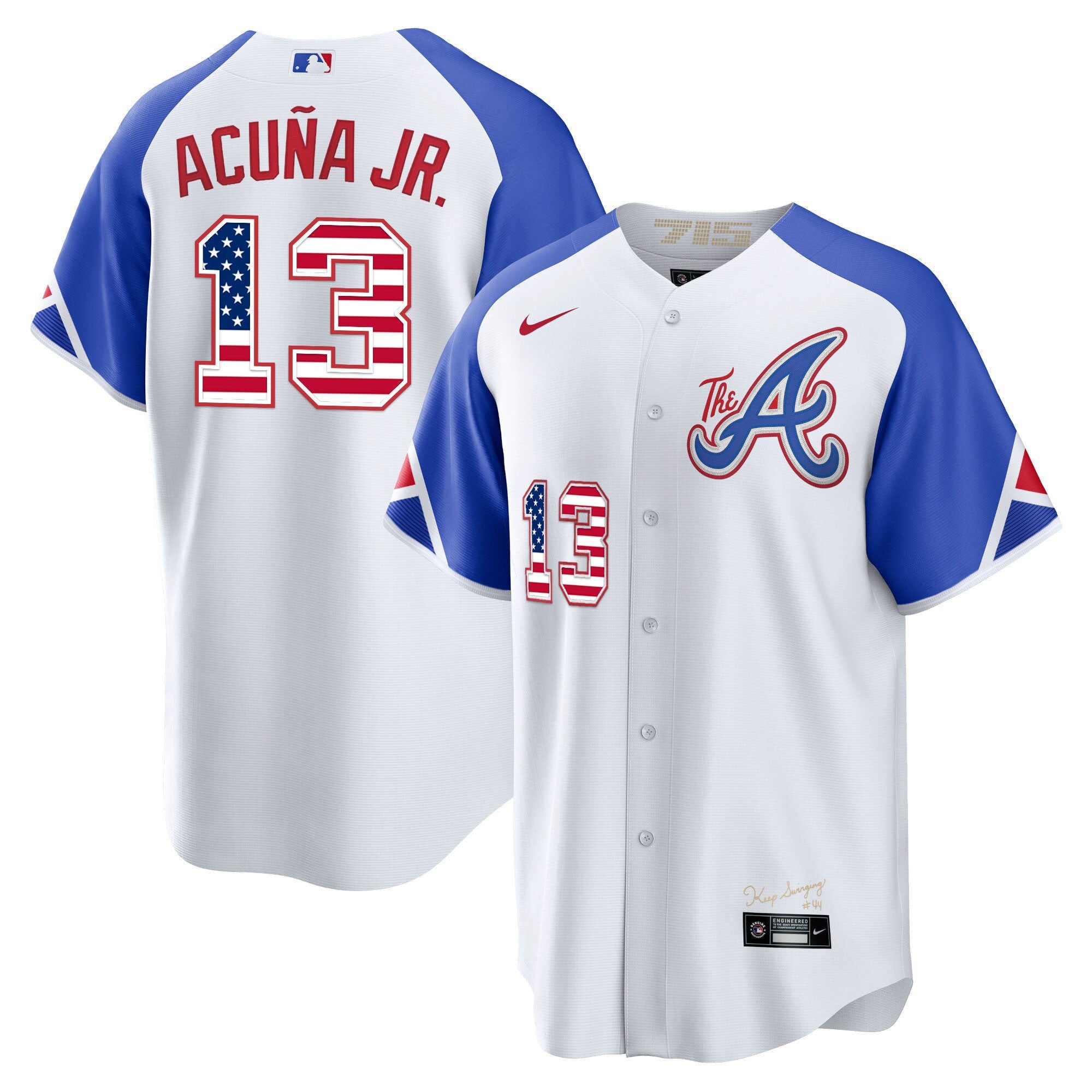 Men’s Atlanta The A Gold Flag Cool Base Jersey