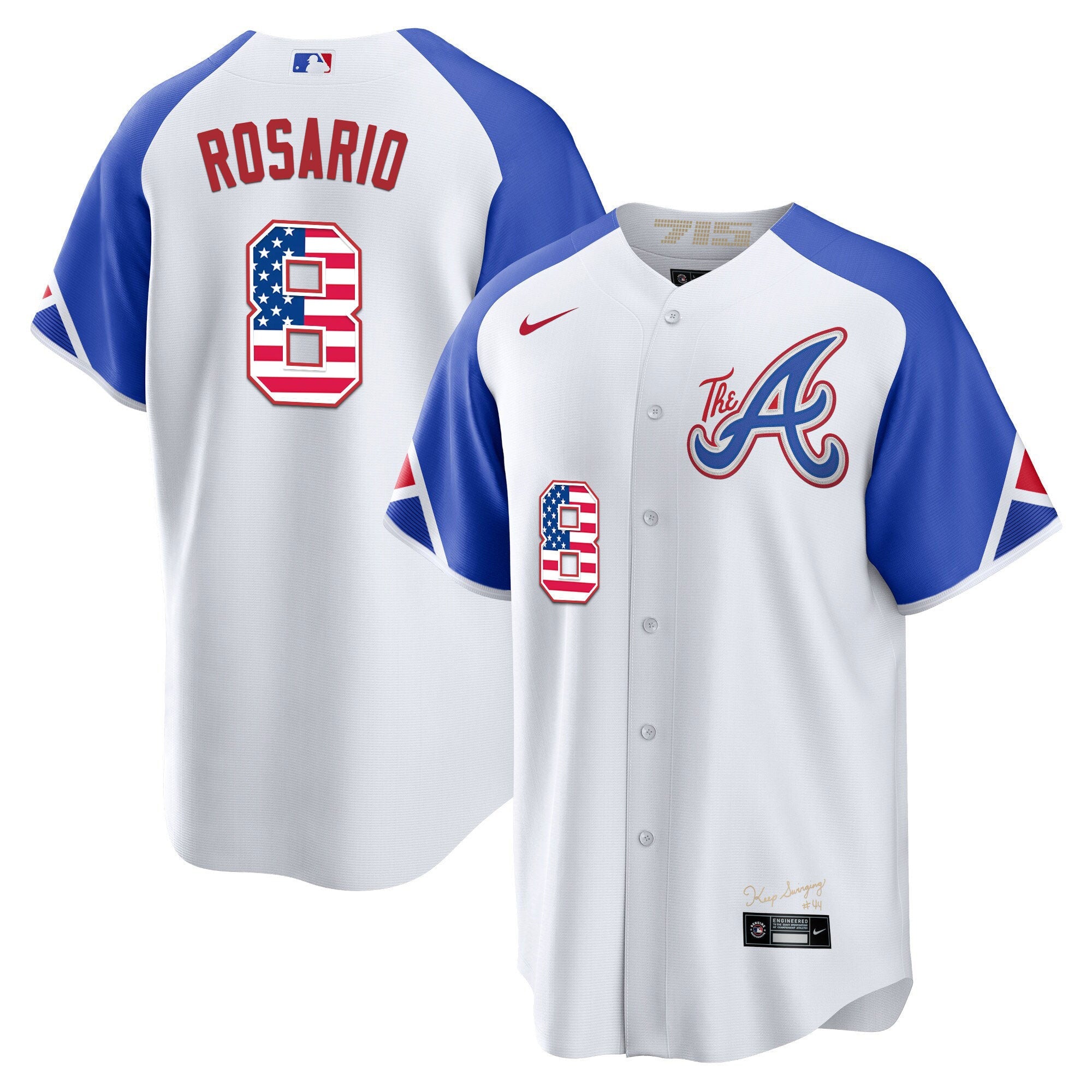 Men’s Atlanta The A Gold Flag Cool Base Jersey