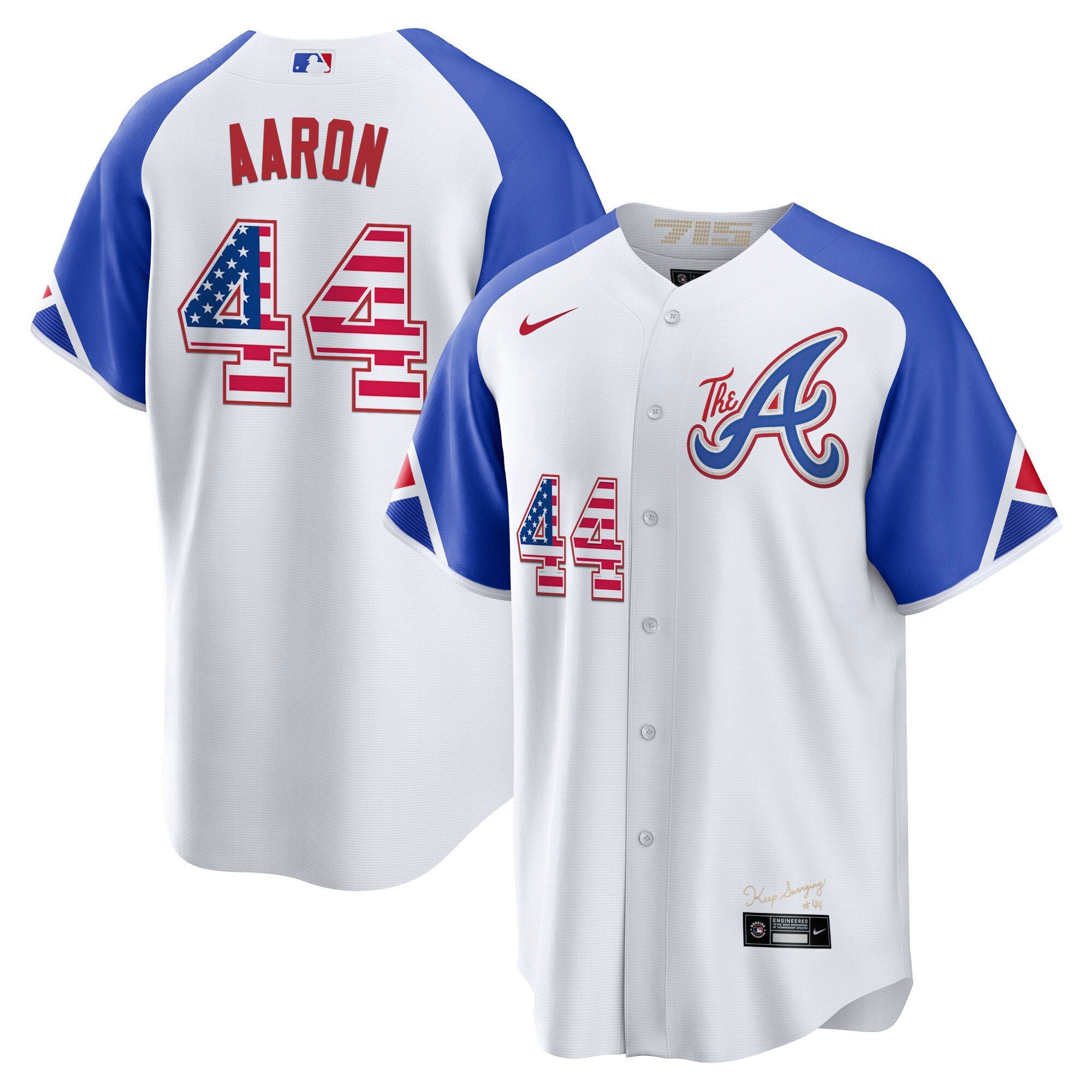 Men’s Atlanta The A Gold Flag Cool Base Jersey