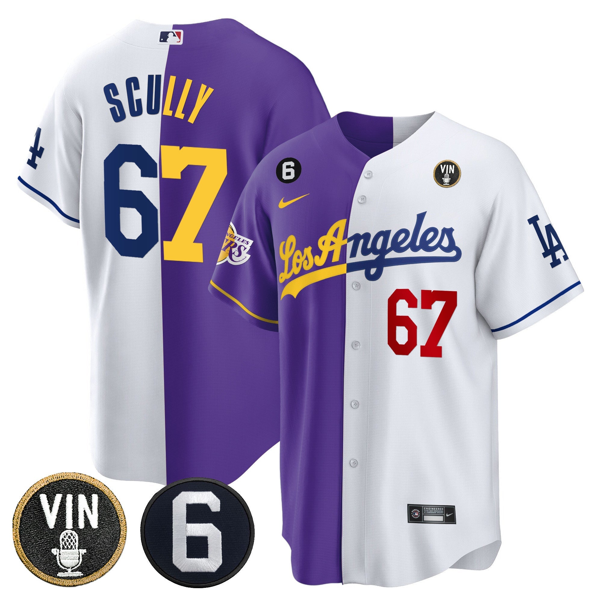 Men’s Split – Lakers Cool Base Jersey