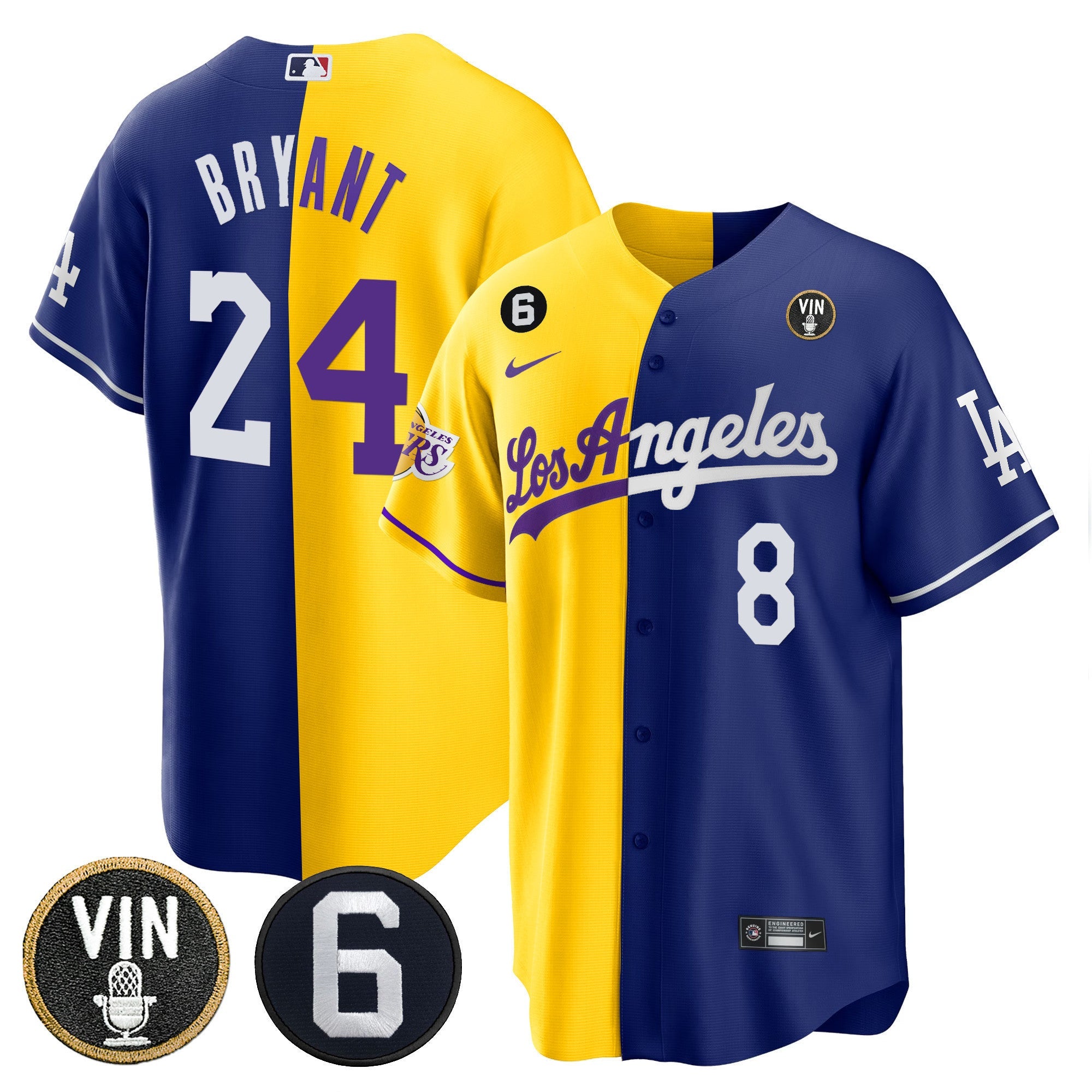Men’s Split – Lakers Cool Base Jersey