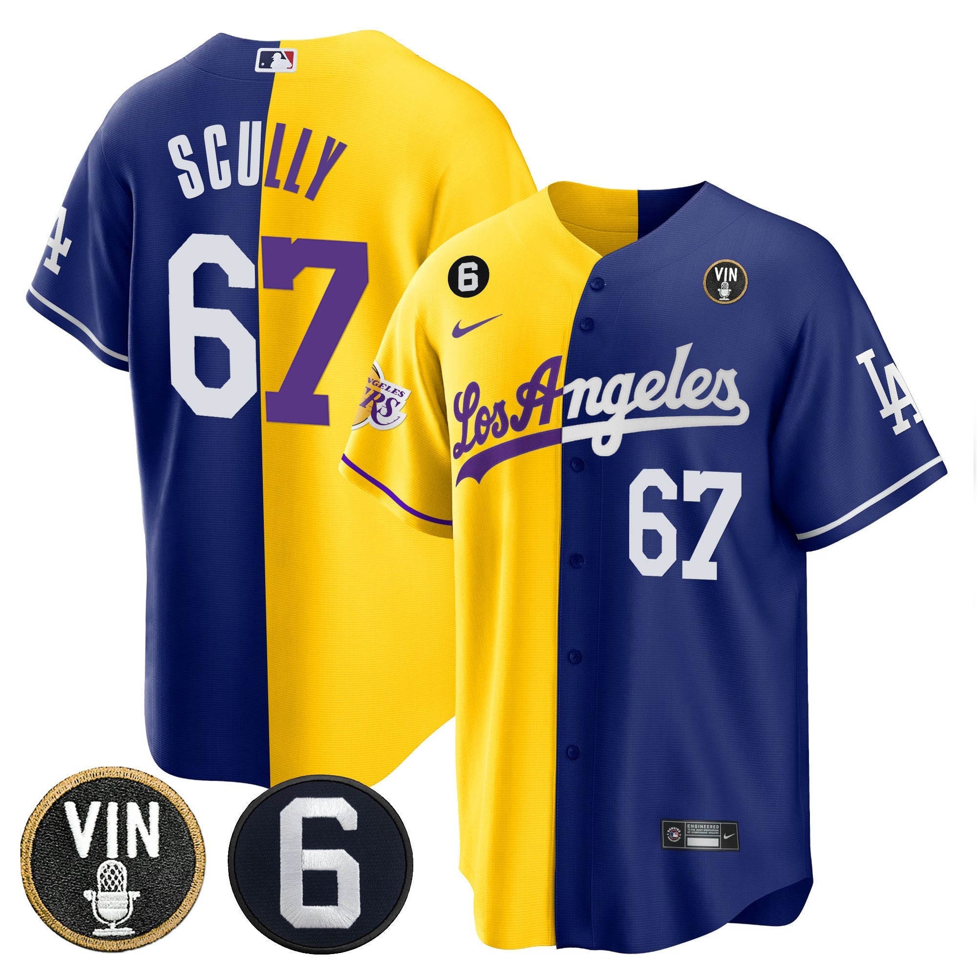 Men’s Split – Lakers Cool Base Jersey