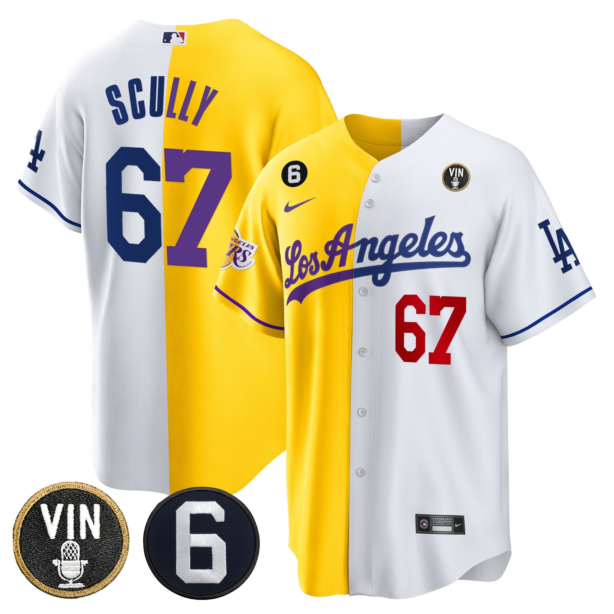 Men’s Split – Lakers Cool Base Jersey