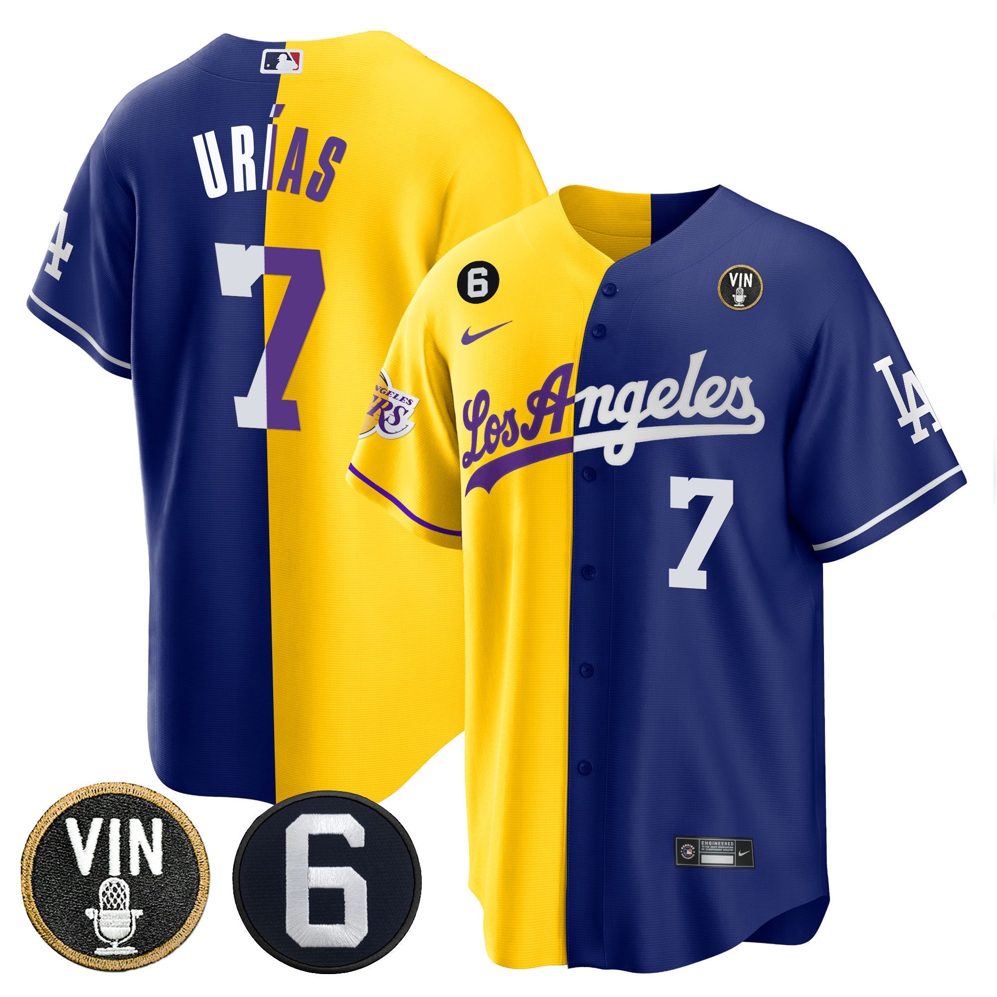 Men’s Split – Lakers Cool Base Jersey