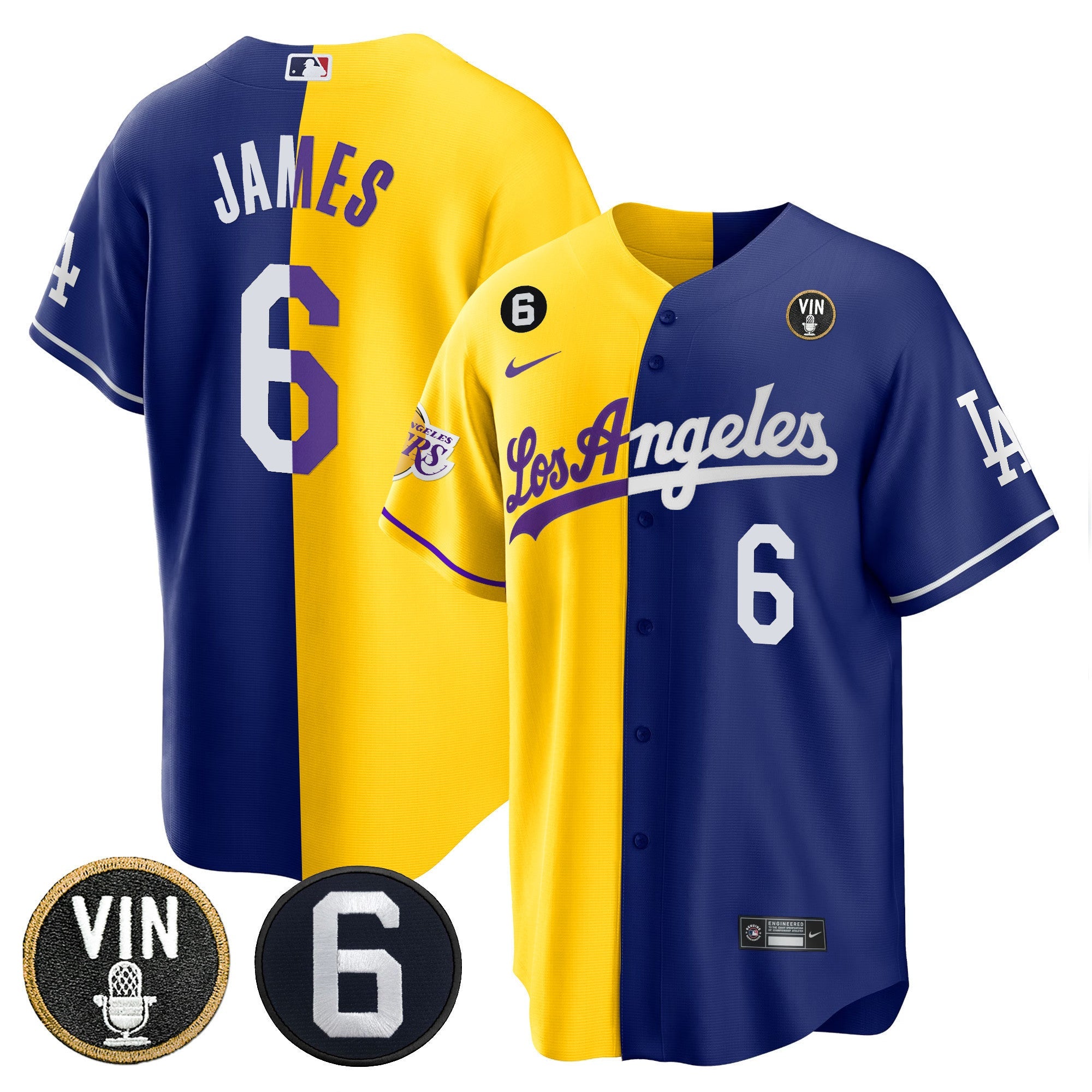 Men’s Split – Lakers Cool Base Jersey