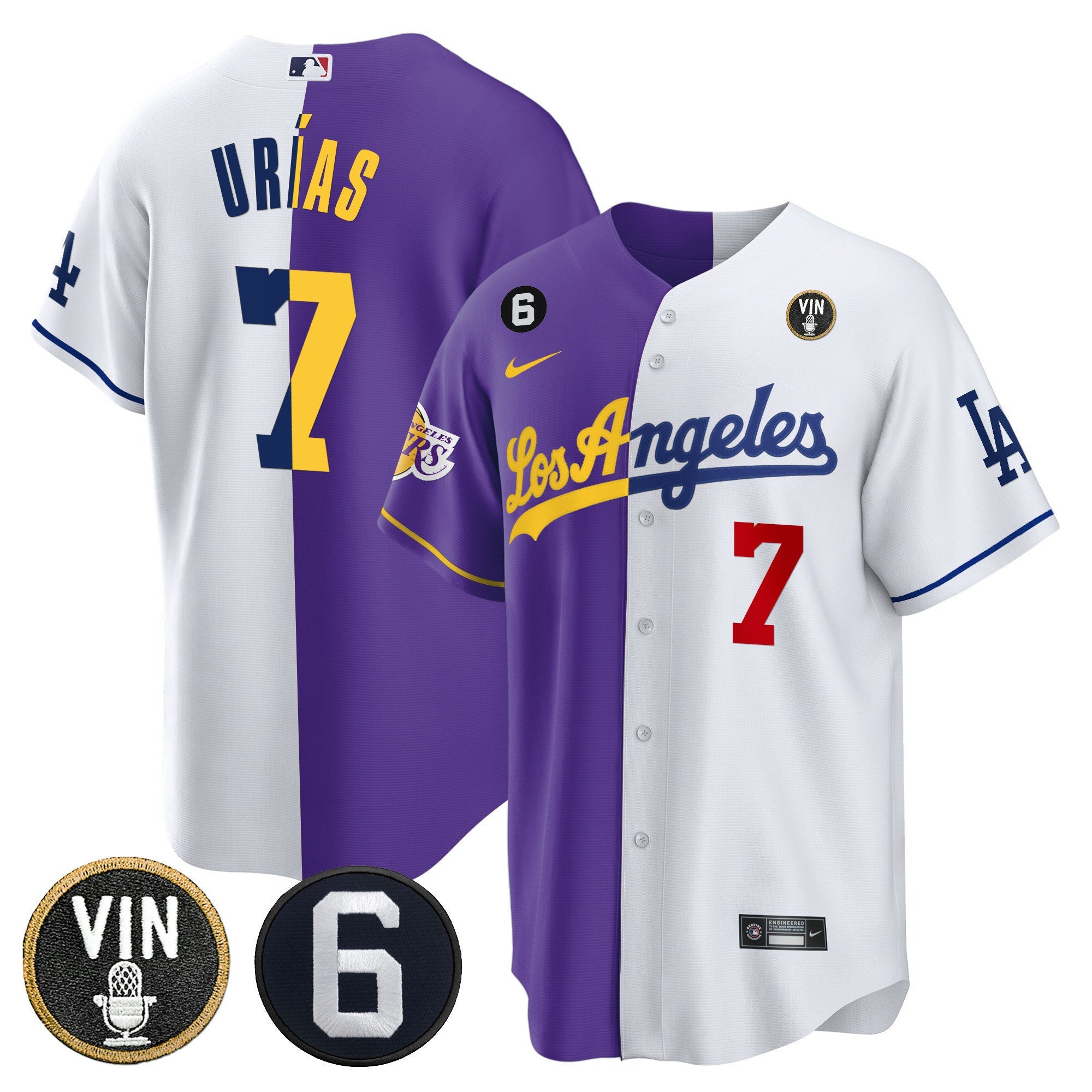 Men’s Split – Lakers Cool Base Jersey