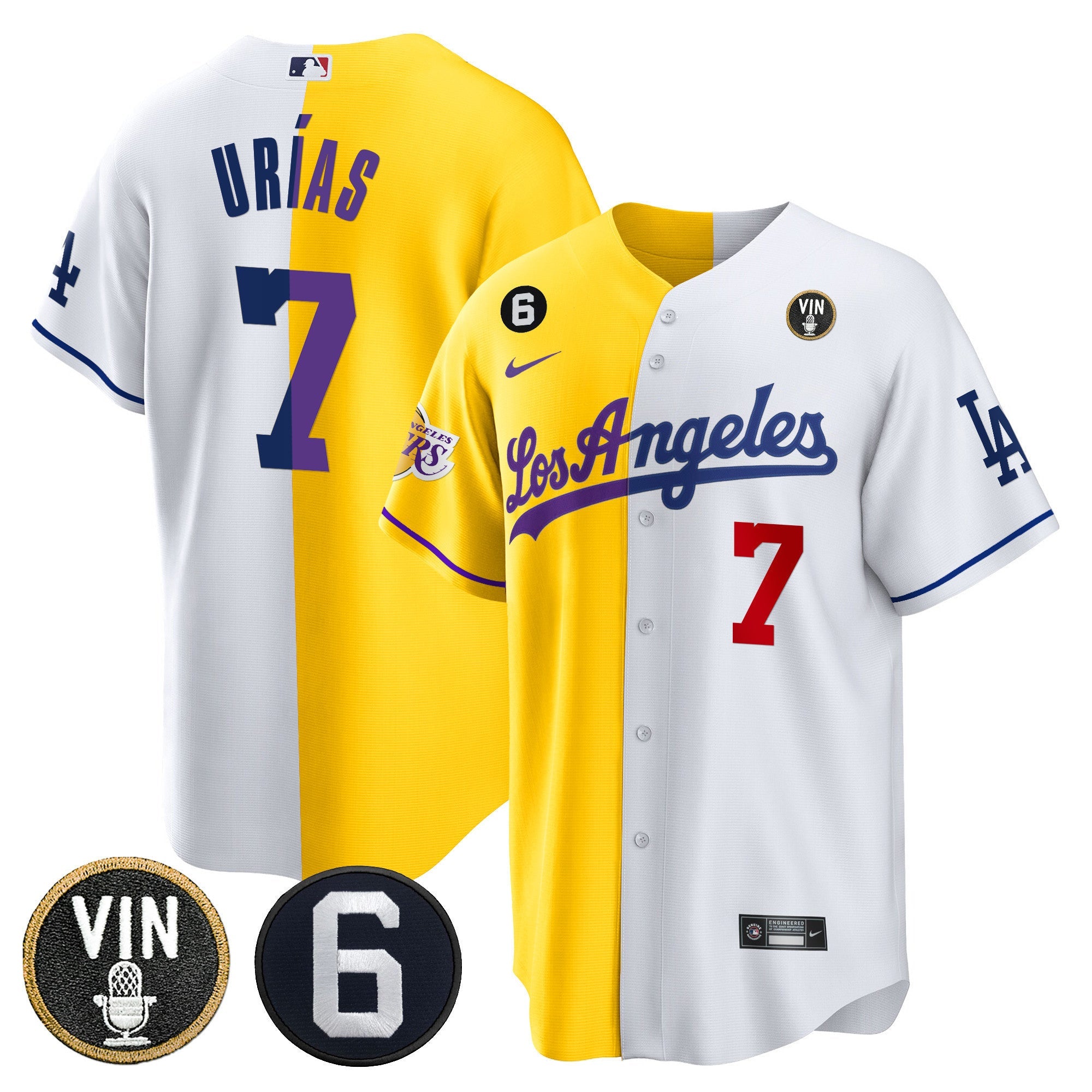 Men’s Split – Lakers Cool Base Jersey