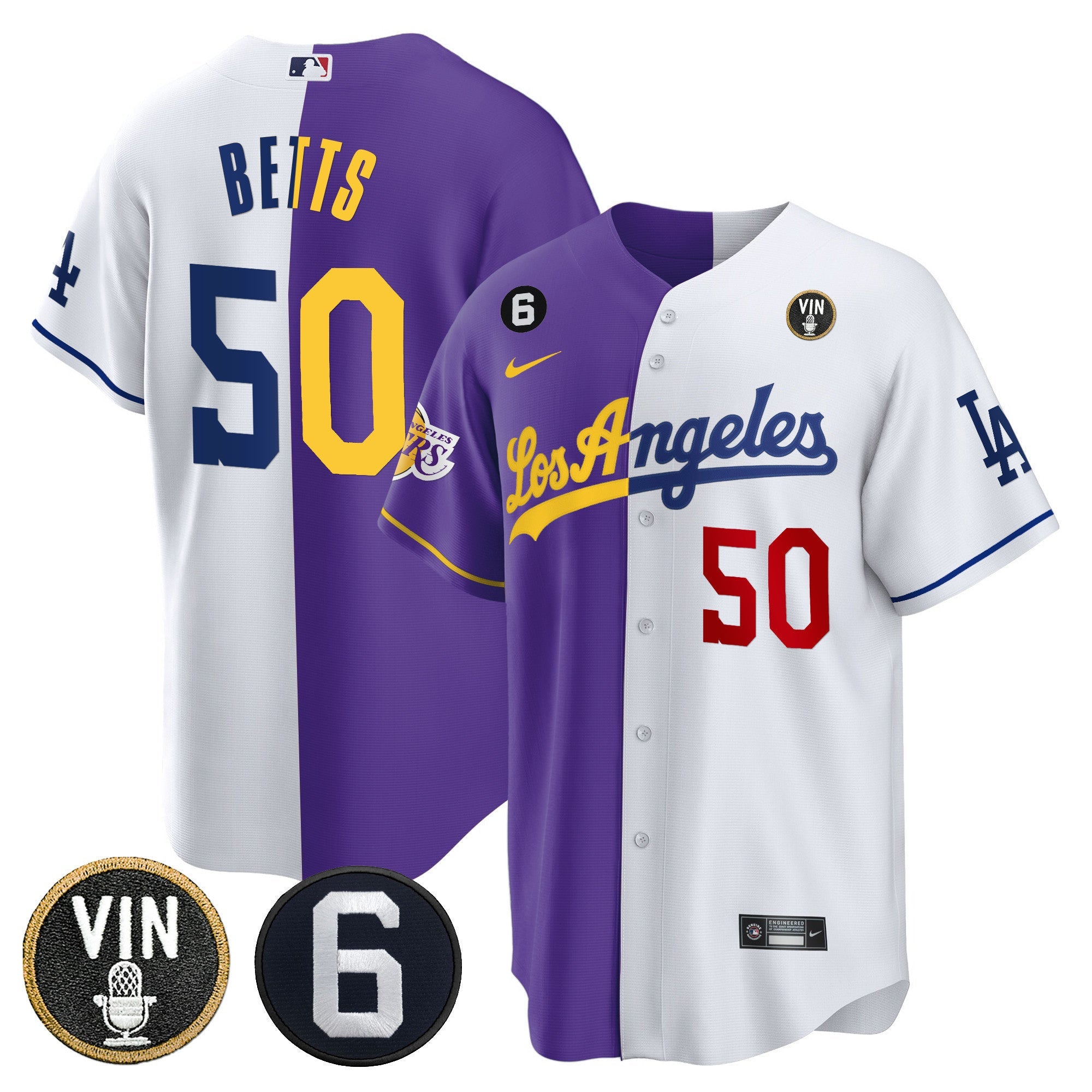 Men’s Split – Lakers Cool Base Jersey
