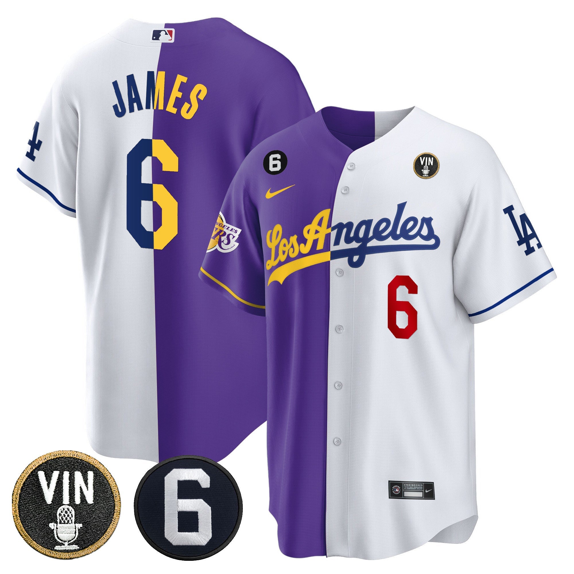 Men’s Split – Lakers Cool Base Jersey