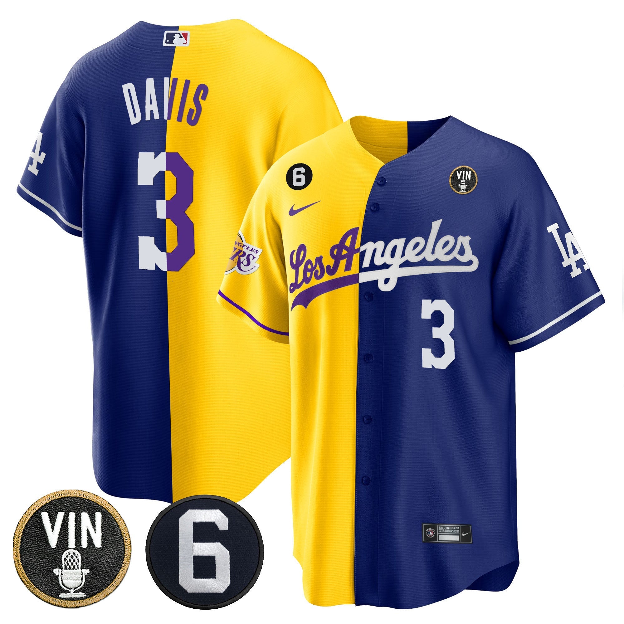 Men’s Split – Lakers Cool Base Jersey