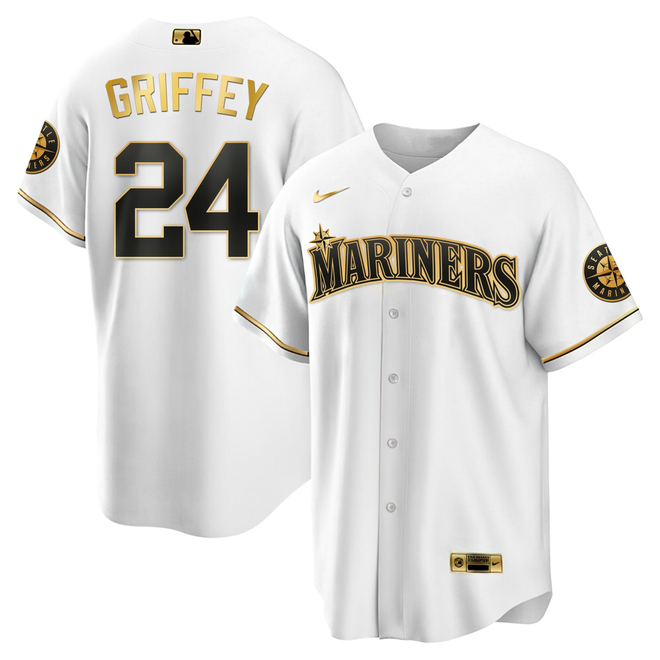 White Gold & Black Gold Jersey
