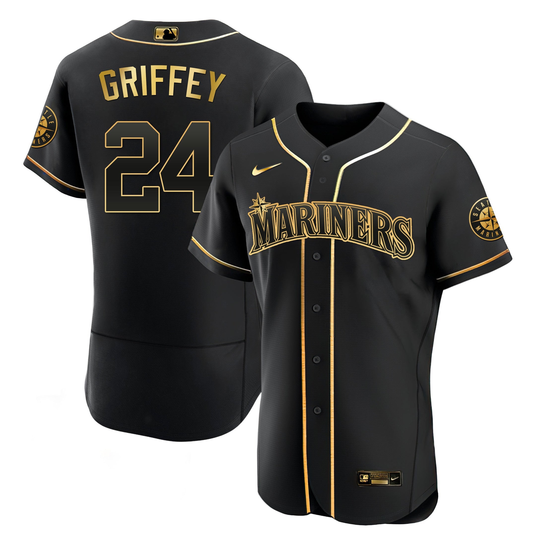 White Gold & Black Gold Jersey