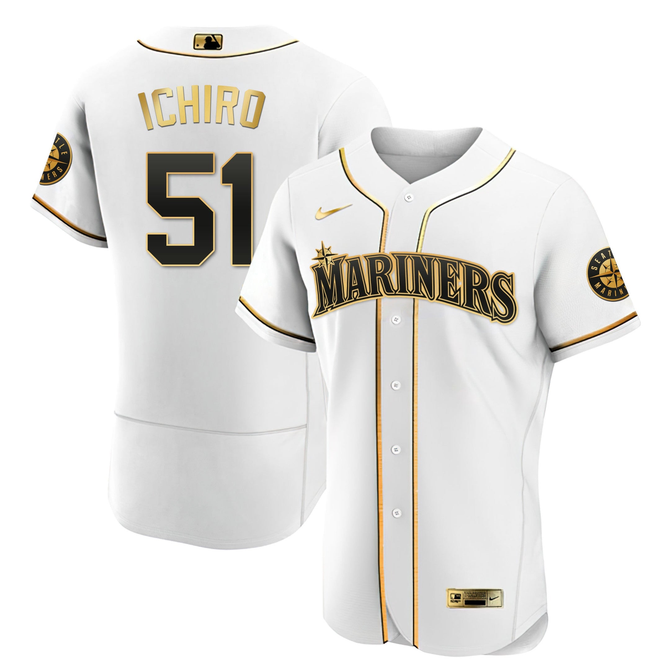 White Gold & Black Gold Jersey