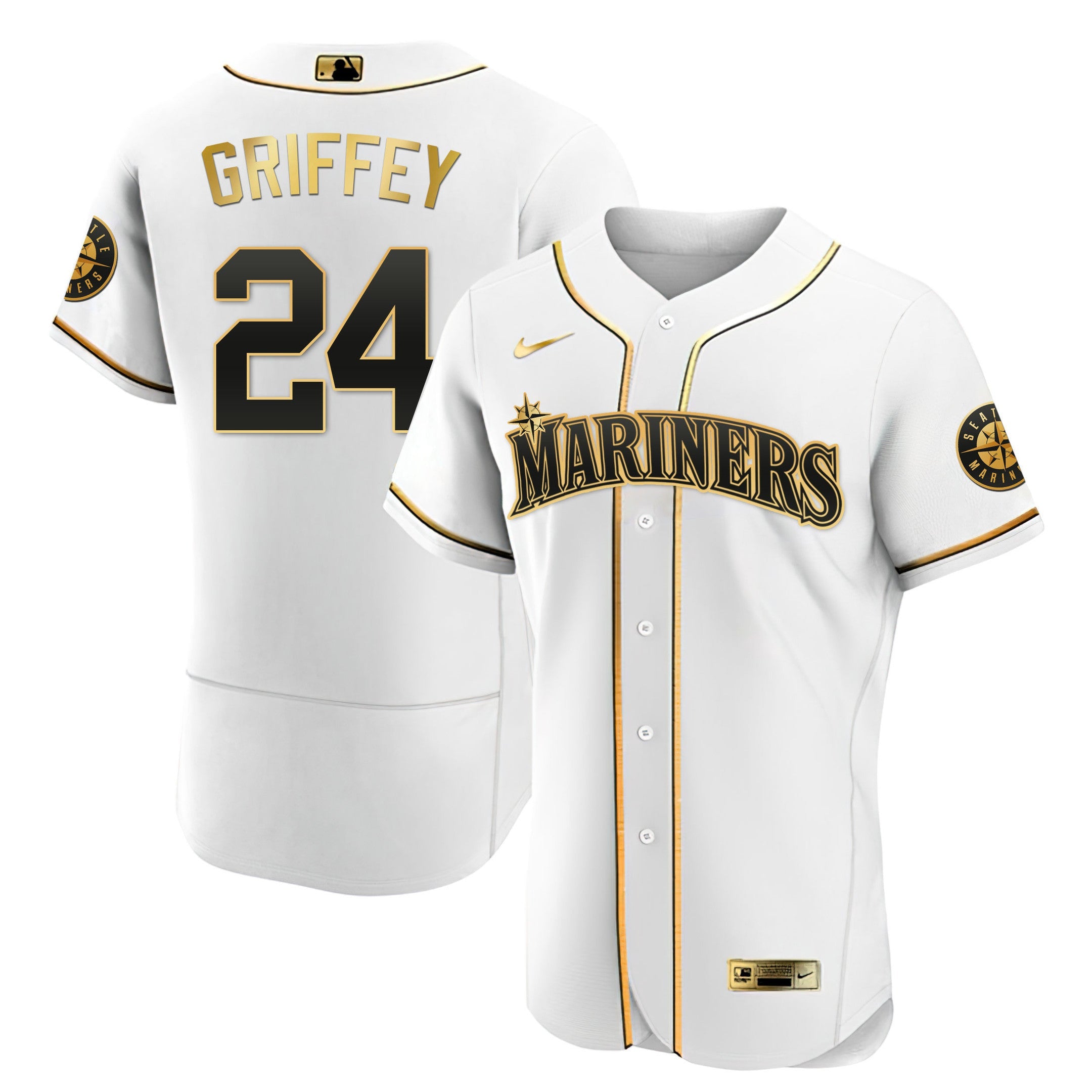 White Gold & Black Gold Jersey