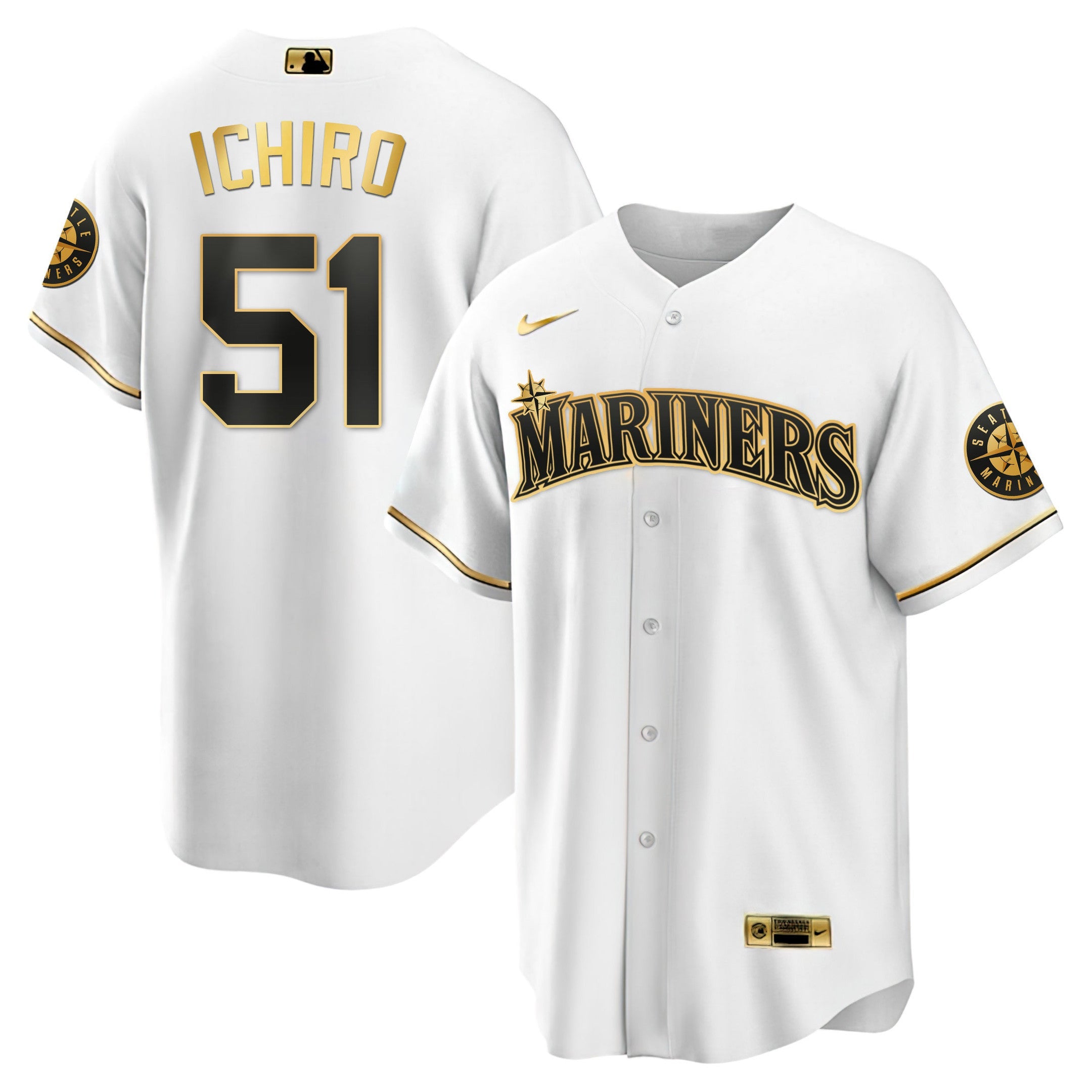 White Gold & Black Gold Jersey