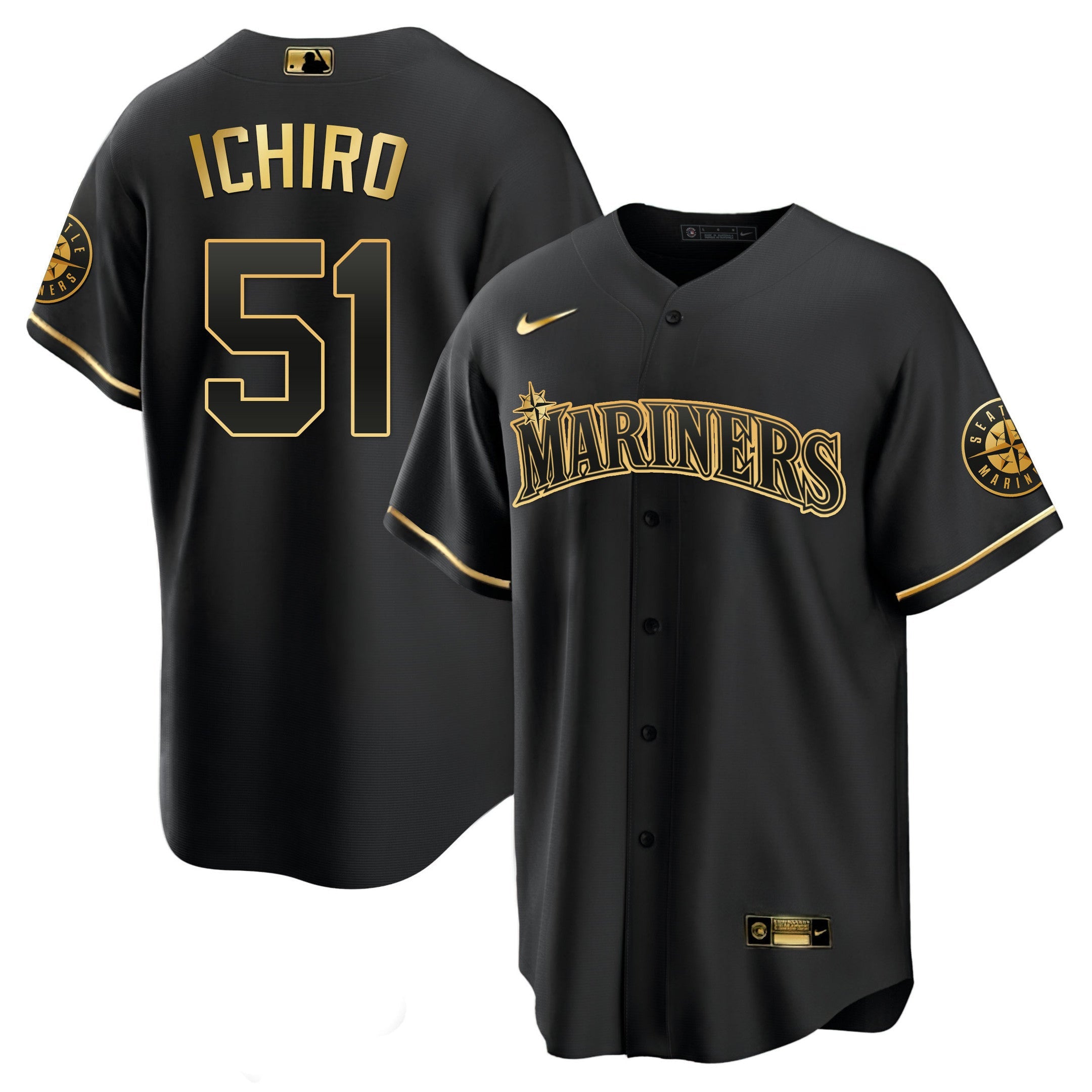 White Gold & Black Gold Jersey